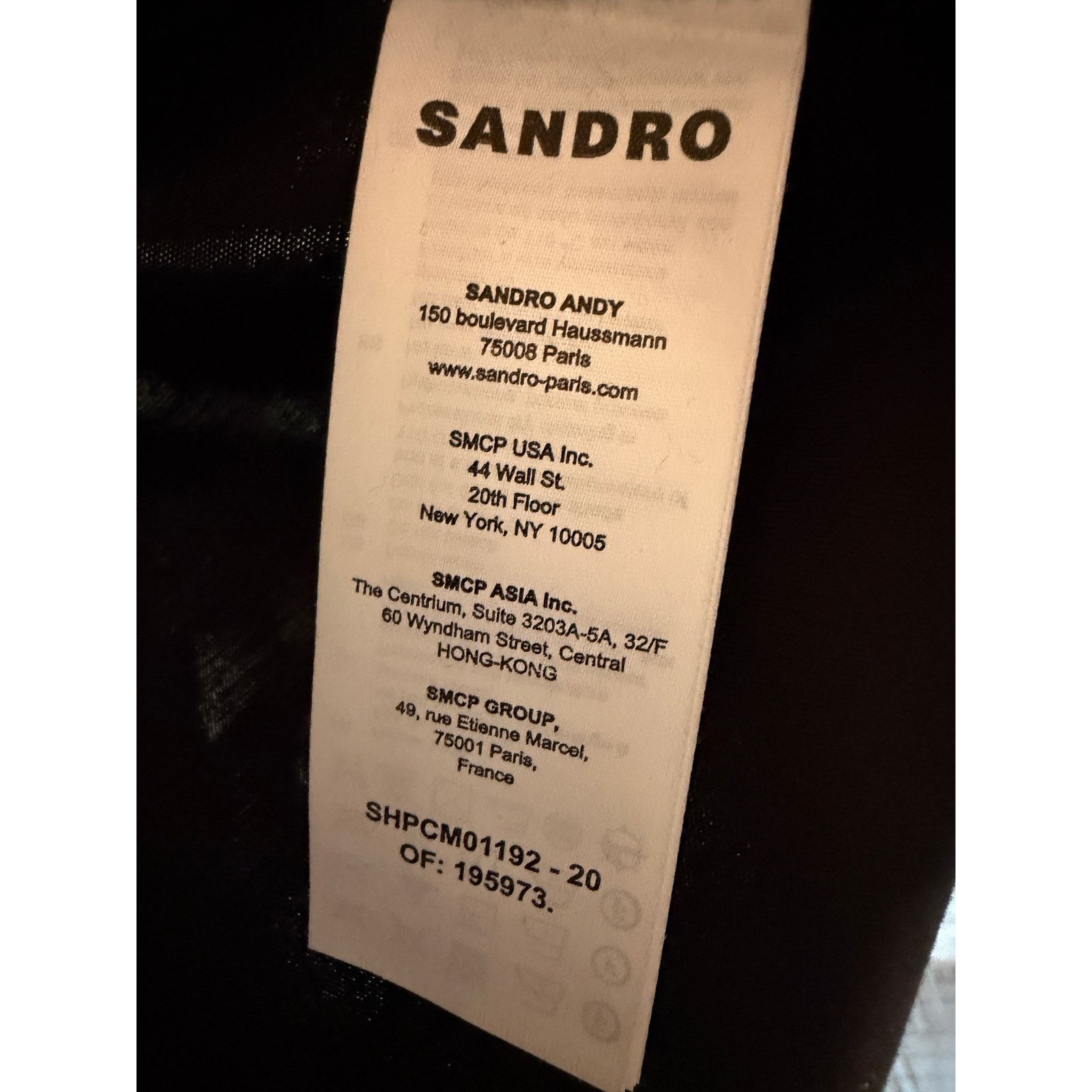 Sandro Sandro NWT Men's FW24 Loose-fit Zip-Up Shirt Size US S / EU 44-46 / 1 - 4 Thumbnail