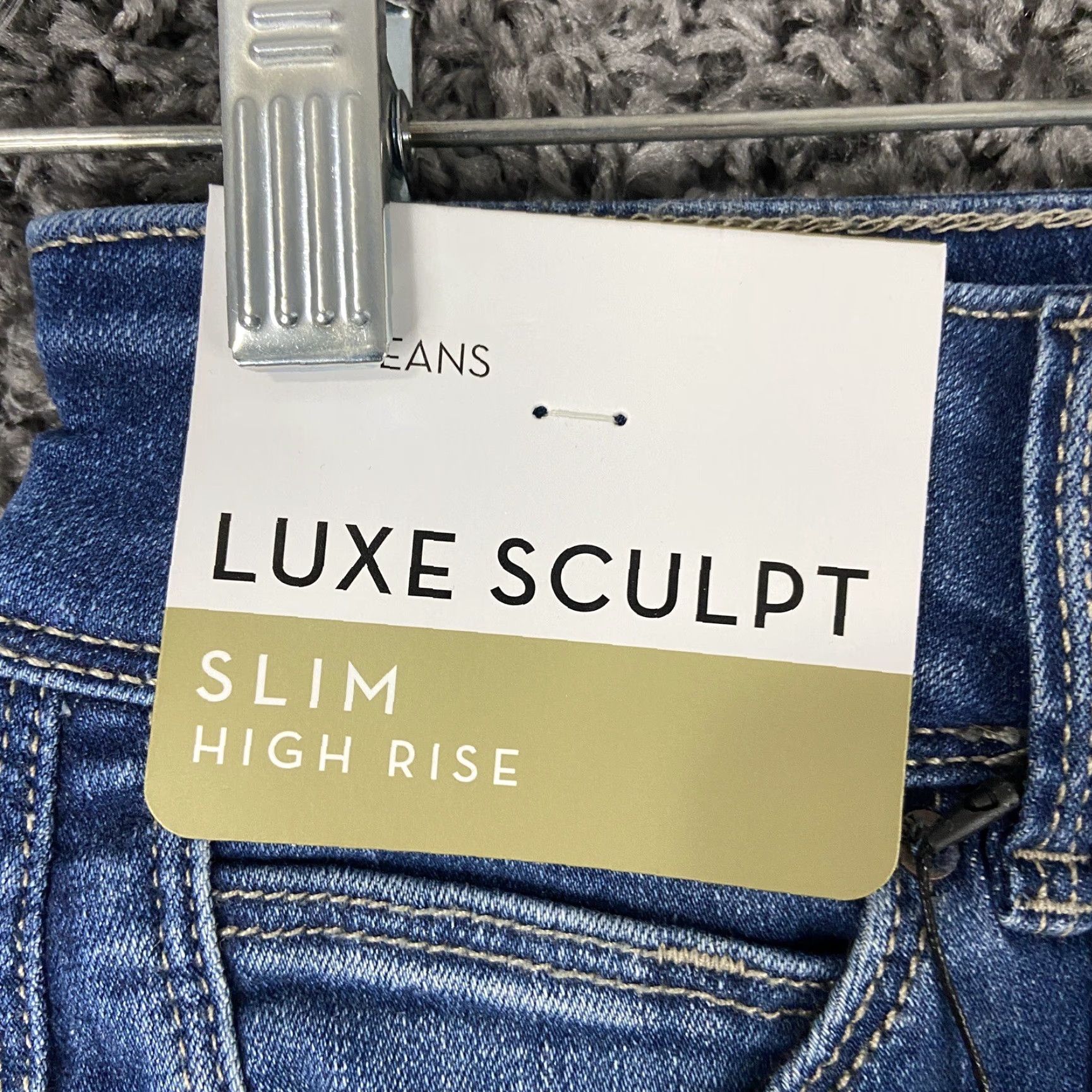 NEXT VINTAGE? No. Next Jeans Luxe Sculpt Slim High Rise Jeans Women’s 12 Regular Blue Slimming 12 Women Size 34" / US 12 / IT 48 - 4 Thumbnail