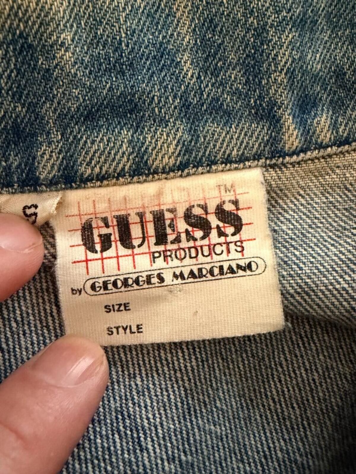 Guess VINTAGE 80'S GUESS DENIM SKATER VEST SMALL Size US S / EU 44-46 / 1 - 6 Thumbnail