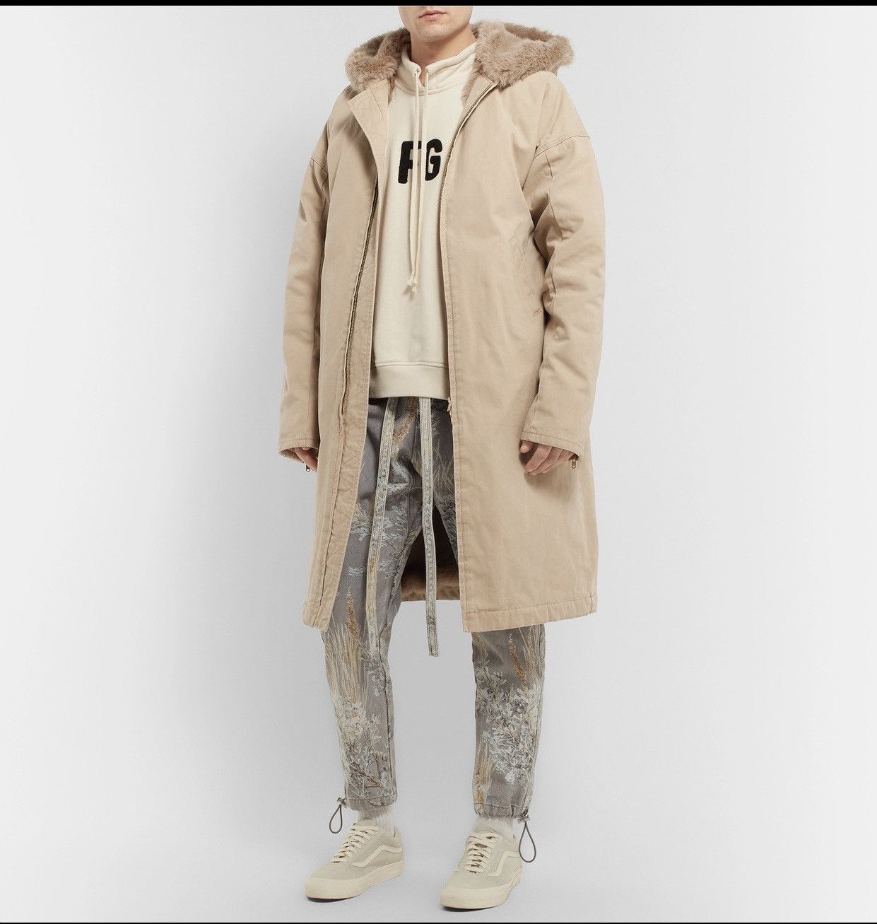 Fear of God Canvas Deck Coat 6th Collection Beige L