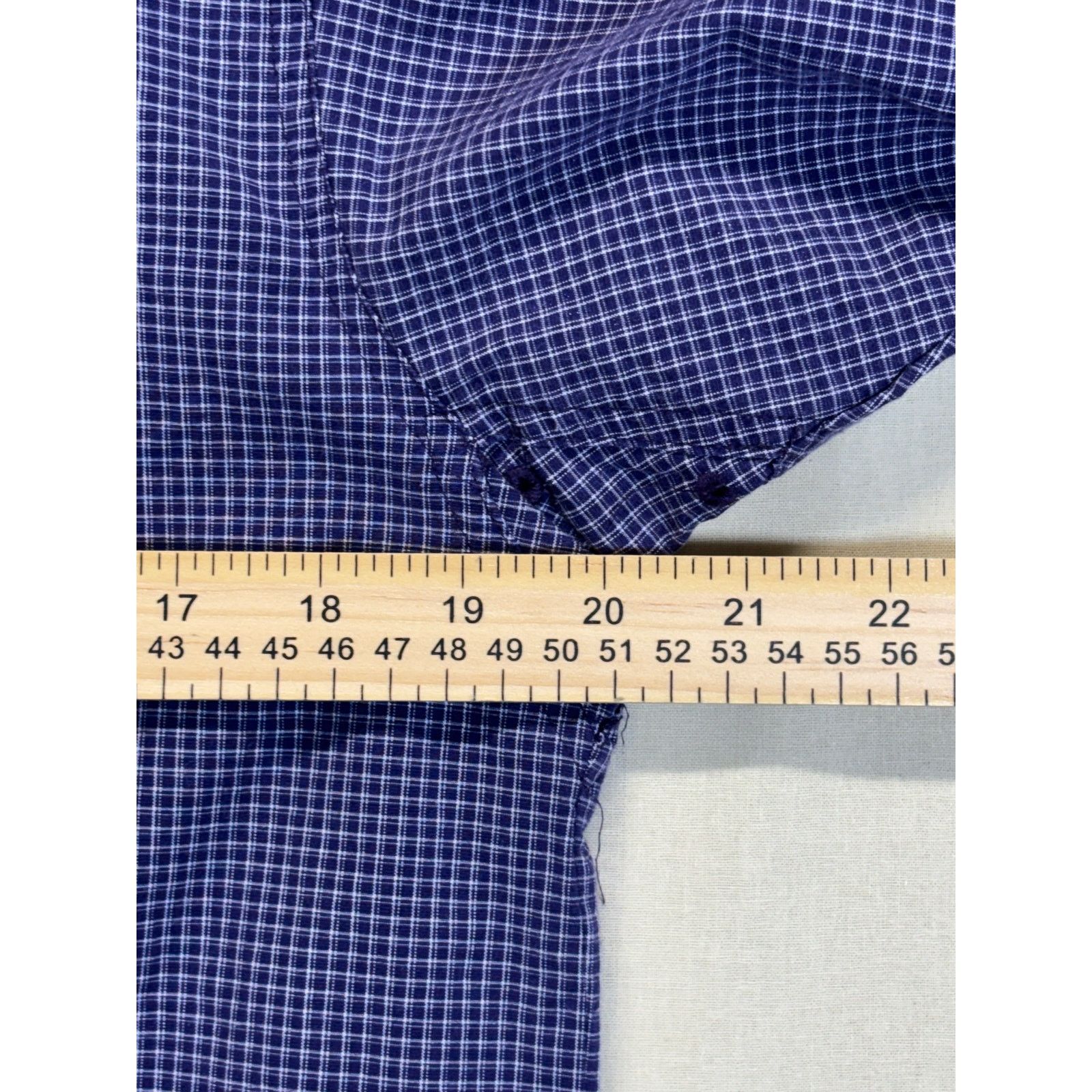 Ariat Ariat Pro Series Shirt Men's Small Blue Purple Plaid Stretch Size US S / EU 44-46 / 1 - 3 Thumbnail