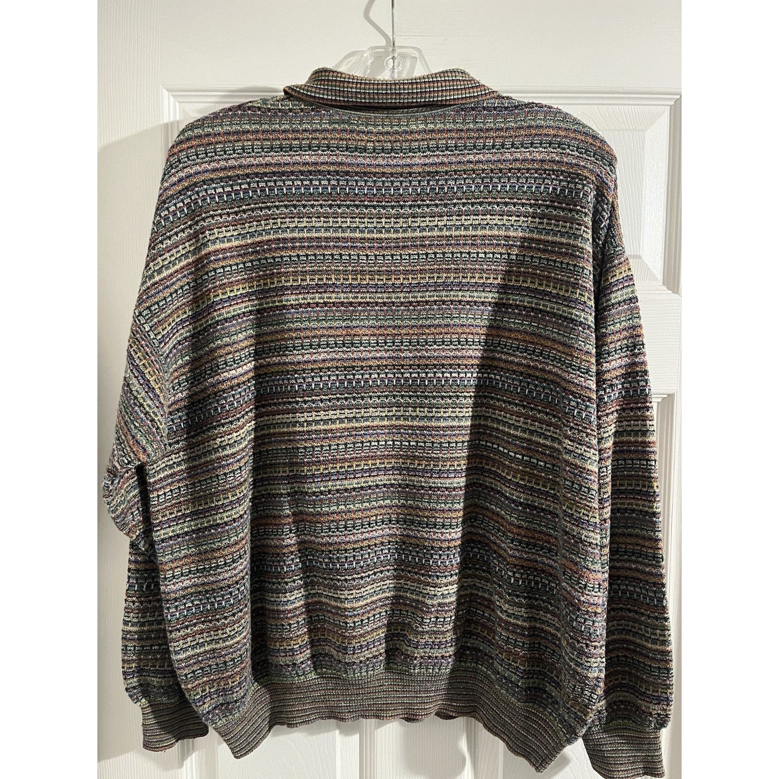 Other Peter Mass Gallery 3D Knit Sweater Sz M/L Button Up Vintage Size US M / EU 48-50 / 2 - 5 Thumbnail
