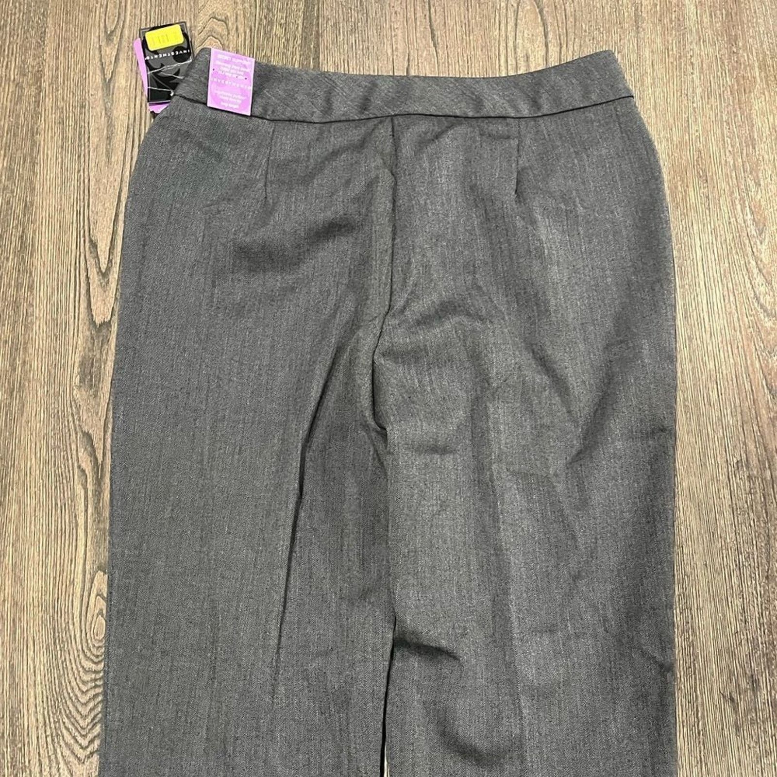 Vintage NWT Investments Barely Flare Leg Pants The PARK AVE 14 Long Size 36" / US 14 / IT 50 - 10 Thumbnail