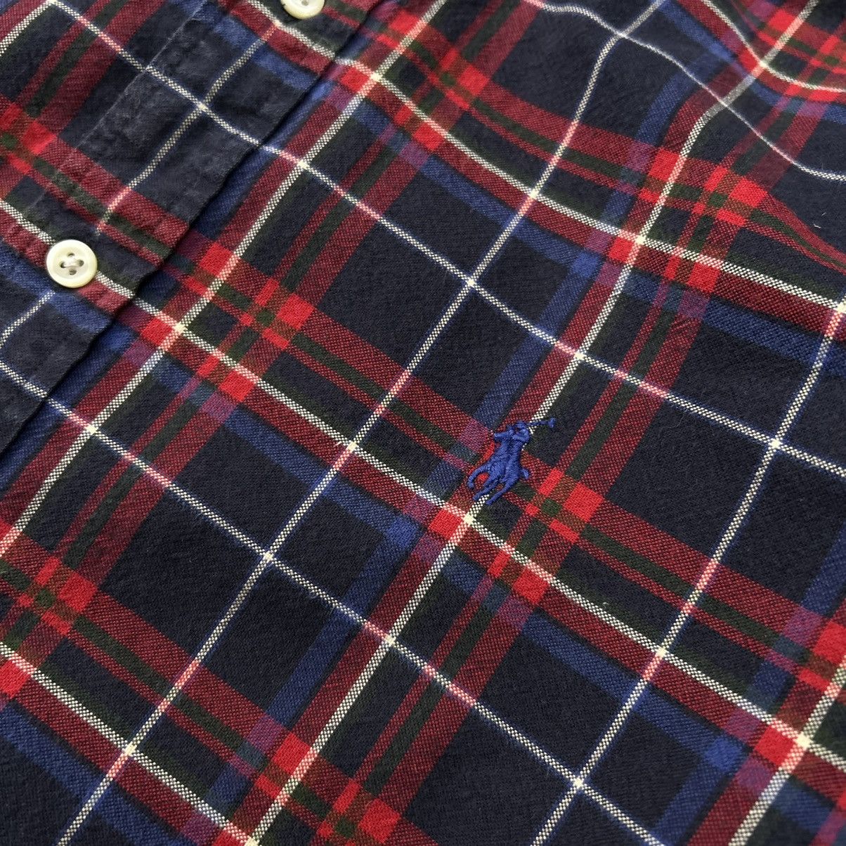 Polo Ralph Lauren Mens Polo Ralph Lauren Multicolored checked y2k button shirt Size US XL / EU 56 / 4 - 3 Thumbnail