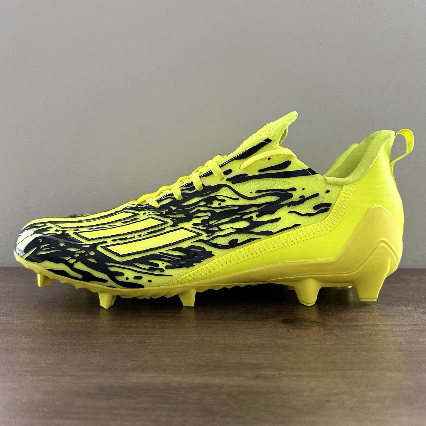 Adidas Adidas Adizero 12.0 Football Cleats Mens Size 14 IG7218 Solar Yellow Size US 14 / EU 47 - 3 Thumbnail