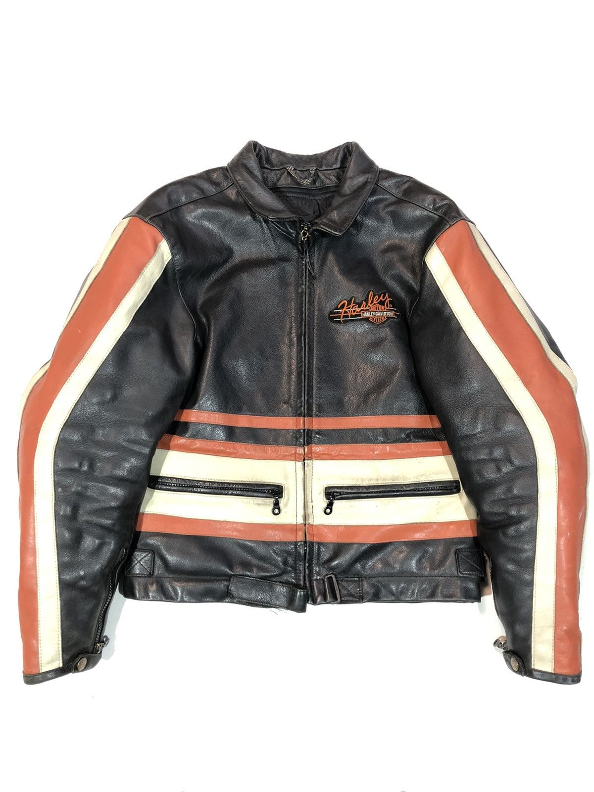 Dainese × Harley Davidson × Honda Spidi Harley Davidson Moto Motorcycle leather jacket Racing Size US M / EU 48-50 / 2 - 5 Thumbnail