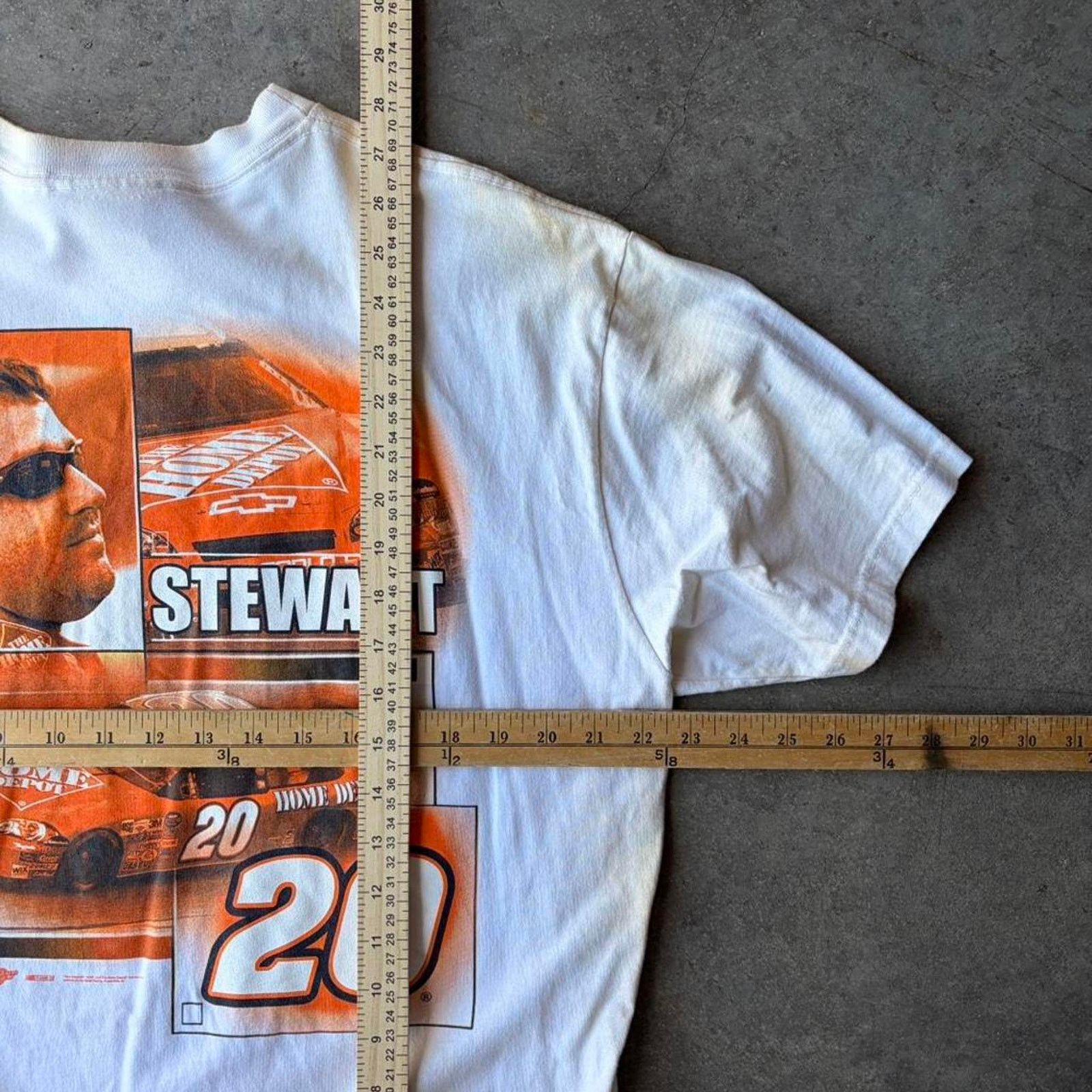 NASCAR 2000s tony stewart nascar tee Size US XL / EU 56 / 4 - 2 Thumbnail