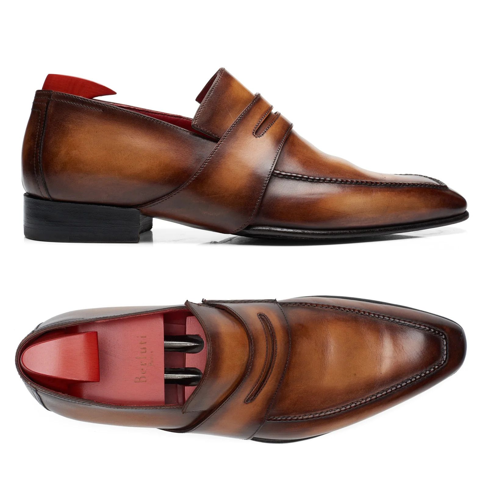 Berluti BERLUTI Art Andy Demesure Patina Venezia Leather Loafer Size US 8.5 / EU 41-42 - 1 Thumbnail