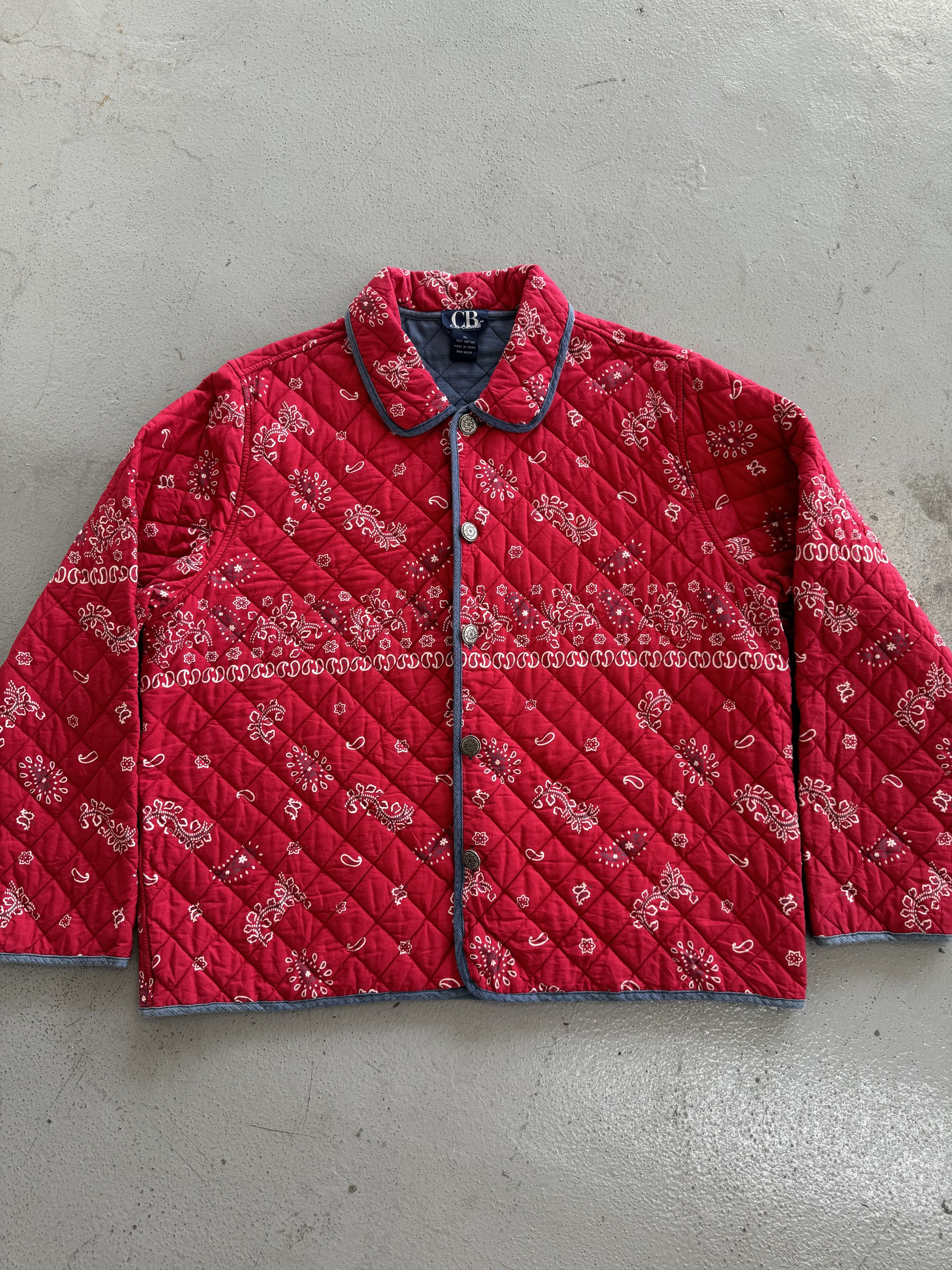 Vintage Bandana Quilted Jacket Visvim Kapital Style Size US XL / EU 56 / 4 - 2 Thumbnail