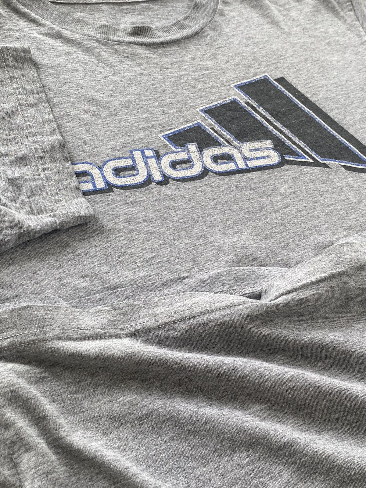 Adidas × Vintage VINTAGE ADIDAS WELL WORN TEE Size US L / EU 52-54 / 3 - 5 Thumbnail