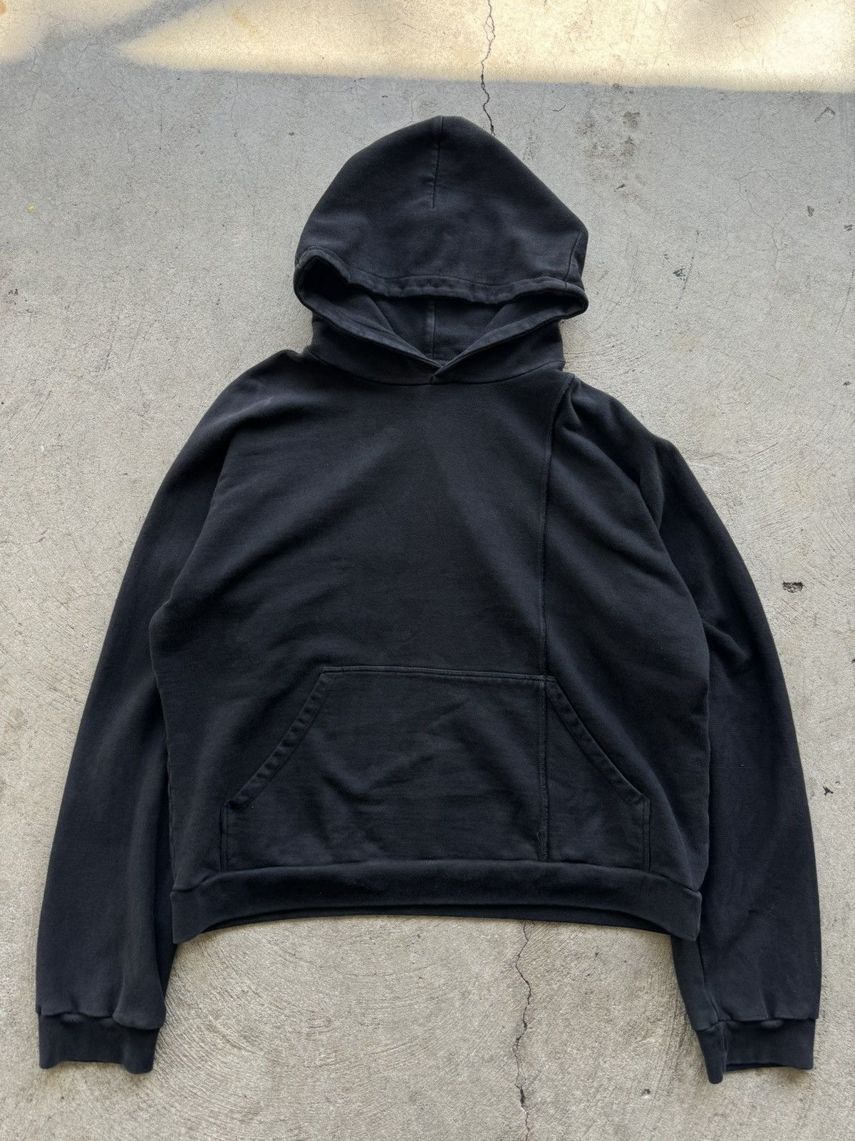 トップス UNSOUNDRAGS 1/3RD SEAM HOODED SWEATSHIRT Unsound Black 1