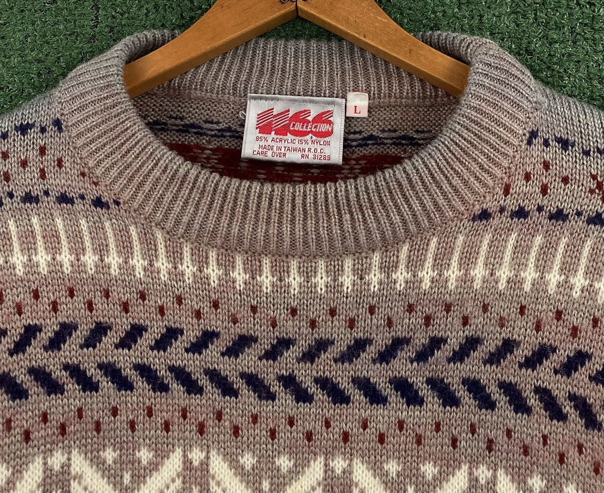 Vintage Vintage 1166 Collection Ski Patterned Knit Sweater Men’s Med Size US M / EU 48-50 / 2 - 3 Thumbnail