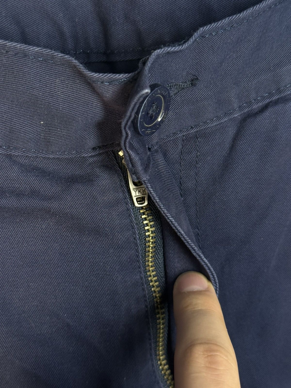 Yves Saint Laurent 36x30 YSL Jeans Denim Navy Classic Pants Vintage Size US 36 / EU 52 - 13 Thumbnail