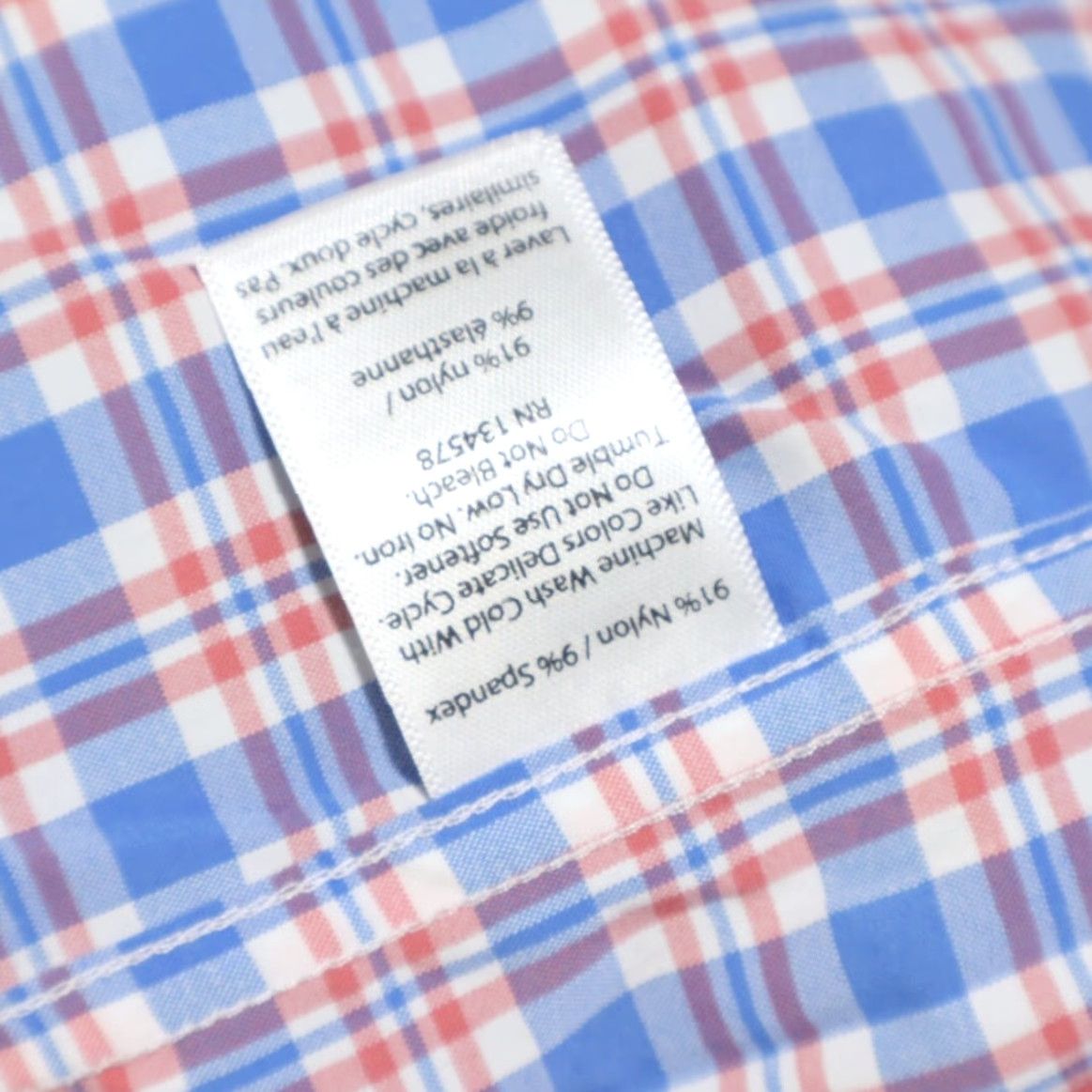 Vineyard Vines Vineyard Vines Performance Murray Plaid Button Up Shirt Blue Men's L Size US L / EU 52-54 / 3 - 7 Thumbnail