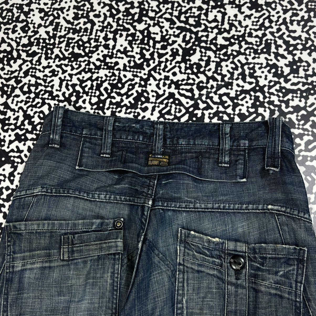G-Star Vintage Y2K G Star Raw Japanese Style Denim Distressed Jeans Size US 30 / EU 46 - 13 Thumbnail