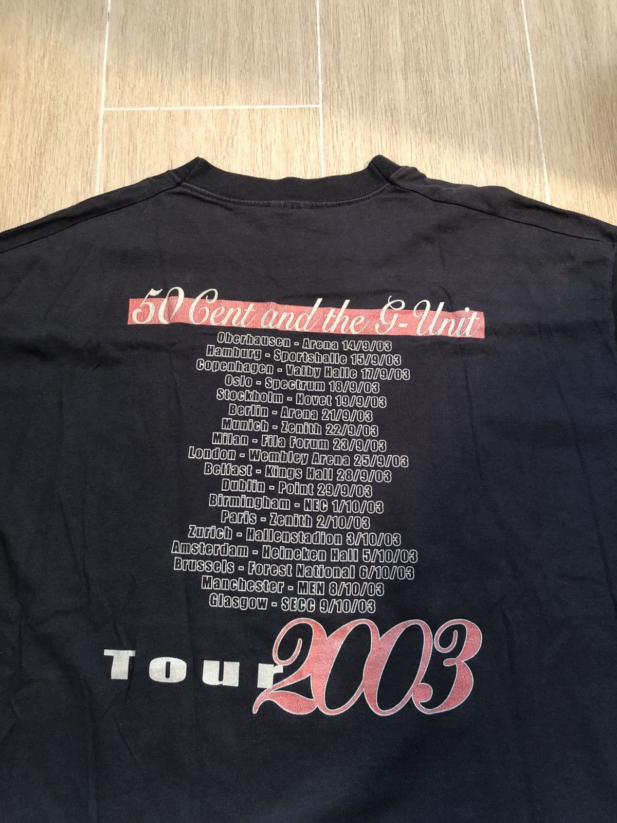 Vintage Vintage 50 cent Get Rich or Die Tryin’ Europe Tour 2003 Size US XL / EU 56 / 4 - 5 Thumbnail