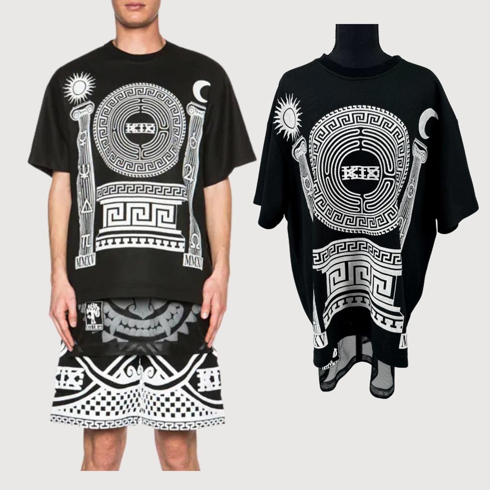KTZ RARE KTZ Grecian Column Layered Mesh Tee Black L Archive Size US L / EU 52-54 / 3 - 1 Thumbnail