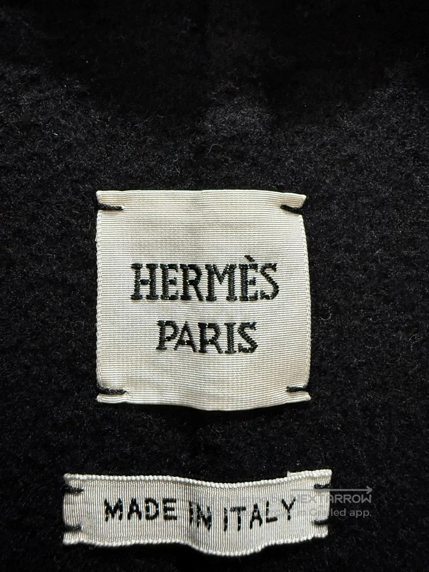 Hermes black cashmere coat from hermes brand. Size US M / EU 48-50 / 2 - 2 Thumbnail