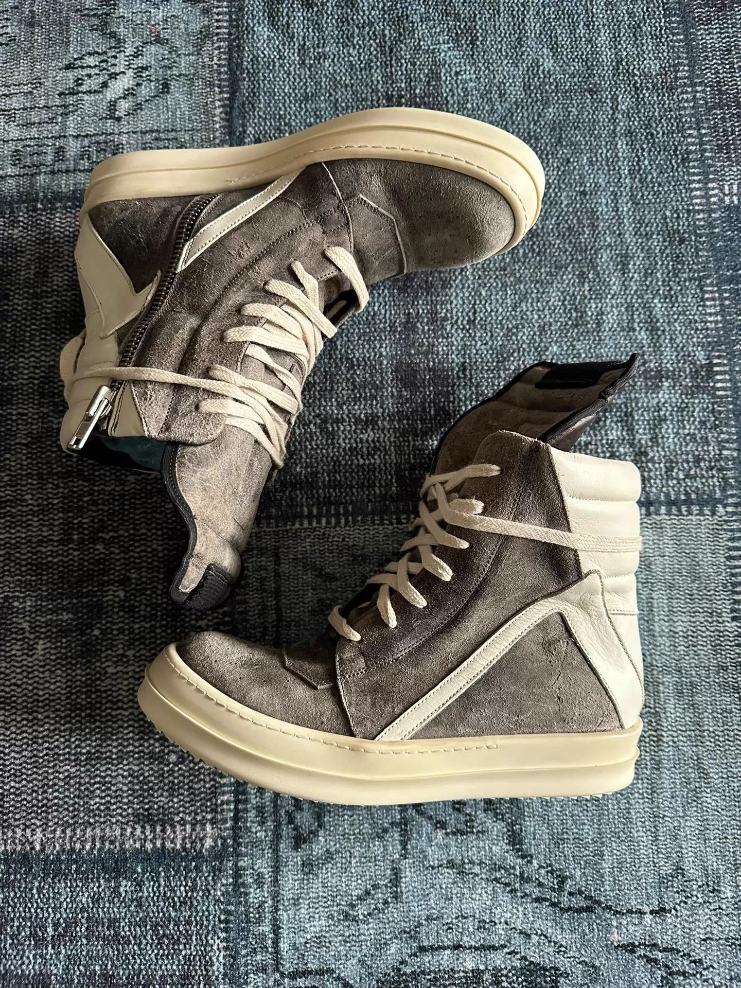 Rick Owens Rick Owens Mainline Inverted Triangle Brown Suede 38 Size US 7.5 / IT 37.5 - 1 Thumbnail