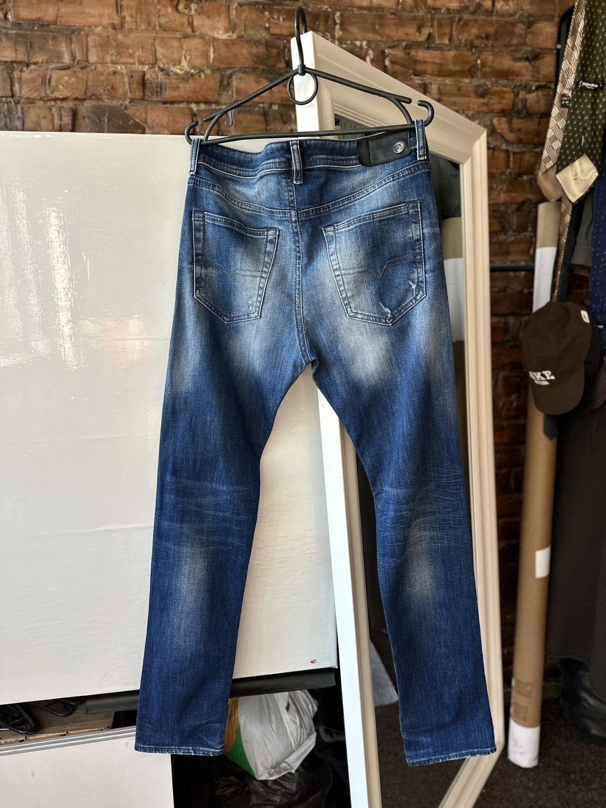Diesel Men’s Diesel Buster Jeans Blue Size: 30/32 Size US 31 - 3 Thumbnail