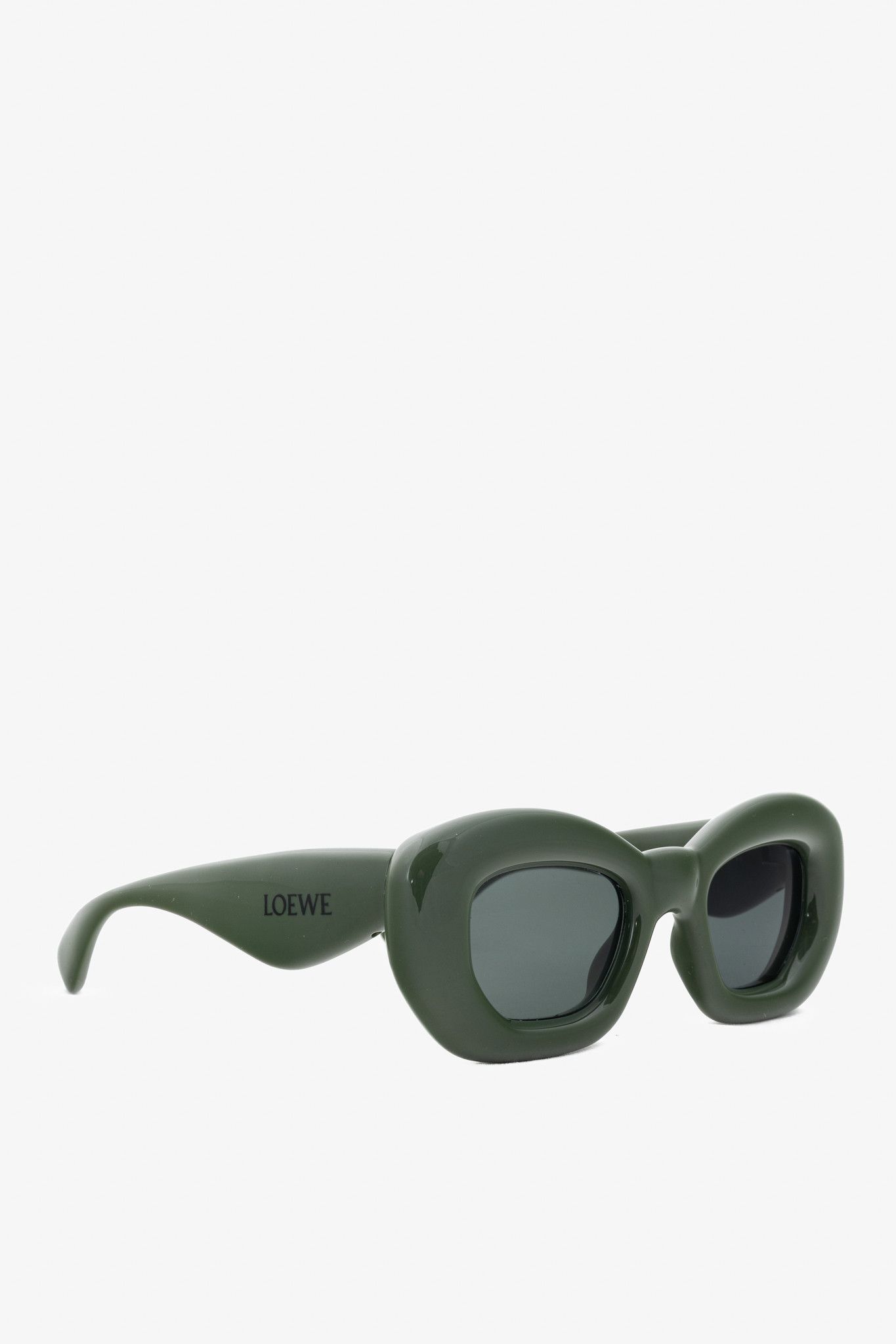 Loewe Loewe Green Cat Eye Inflated Sunglasses Size ONE SIZE - 1 Thumbnail