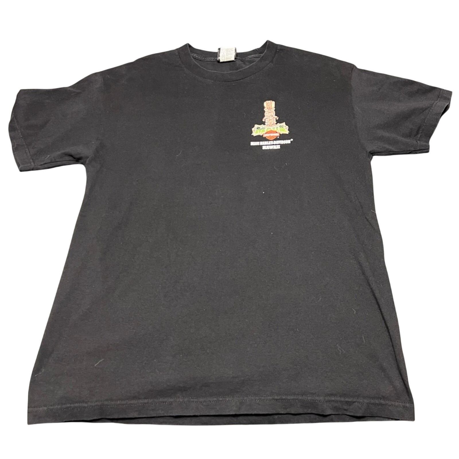 Harley Davidson Harley Davidson Maui Hawaii Tiki Motorcycle T-Shirt L Biker Size US L / EU 52-54 / 3 - 4 Thumbnail