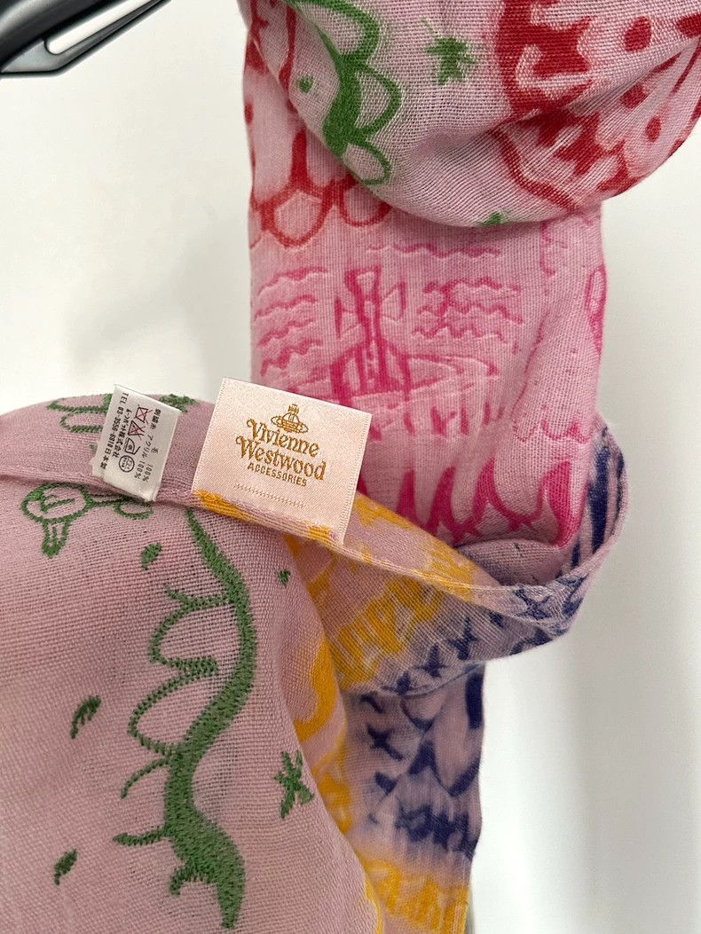Vivienne Westwood Vivienne Westwood Embroidered scarf Size ONE SIZE - 8 Thumbnail