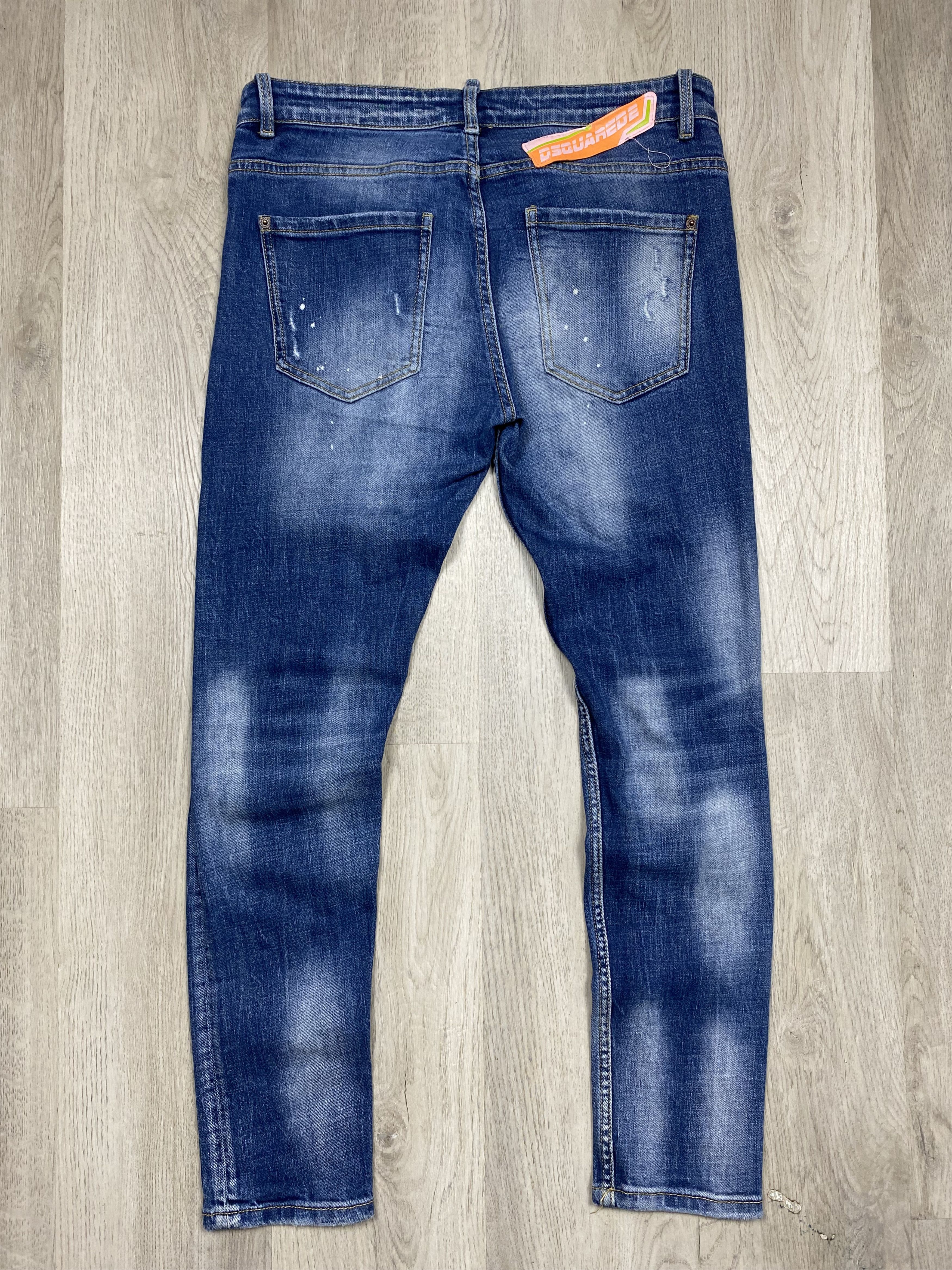 Dsquared2 Vintage Mens Distressed Denim Pants Jeans