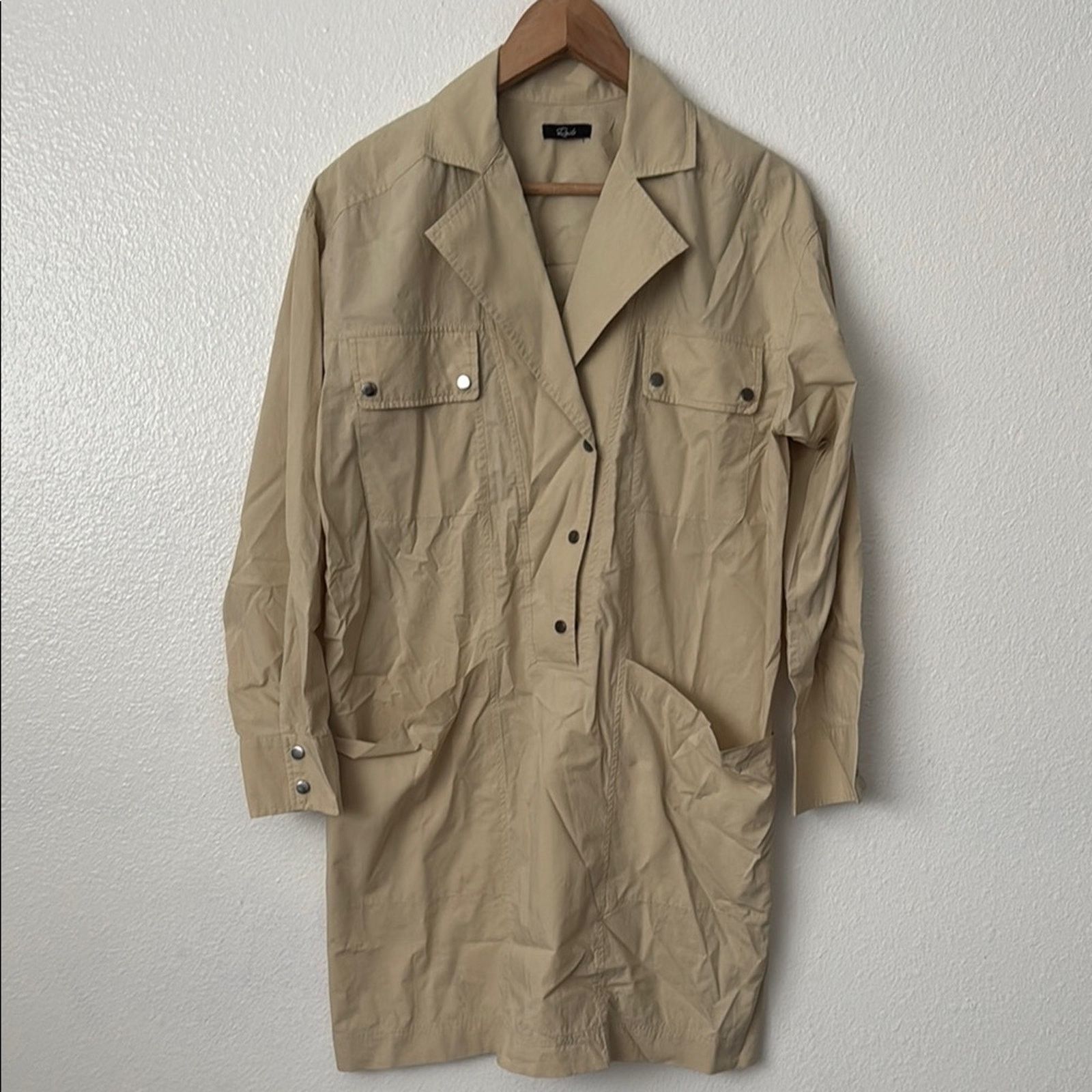 Rails Rails S Noor Trench Coat Dress in Tidal Foam Size S / US 4 / IT 40 - 6 Thumbnail