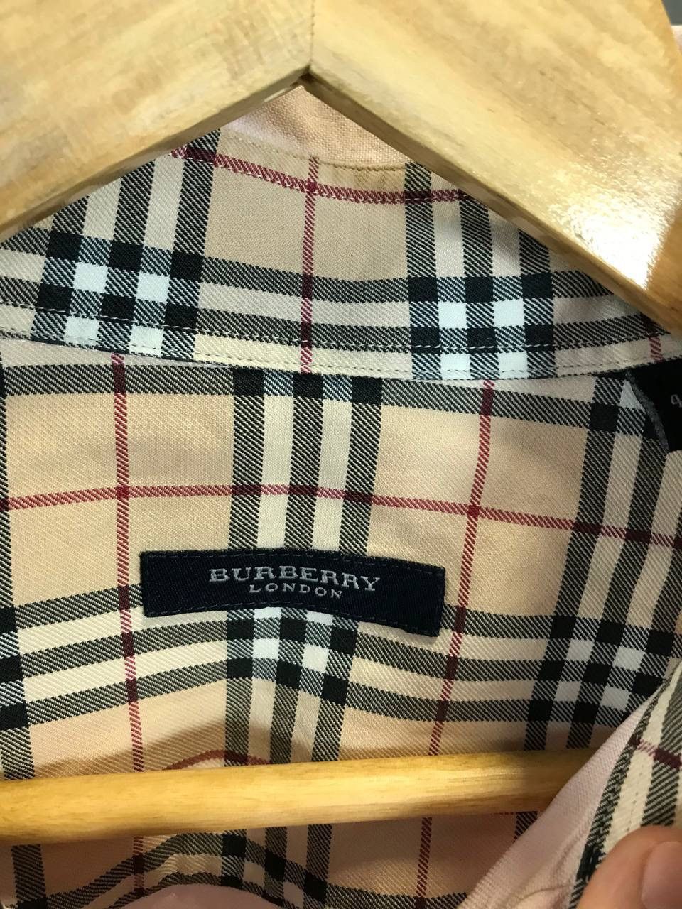 Burberry × Vintage Burberry vintage luxury designer shirt Size US XL / EU 56 / 4 - 5 Thumbnail