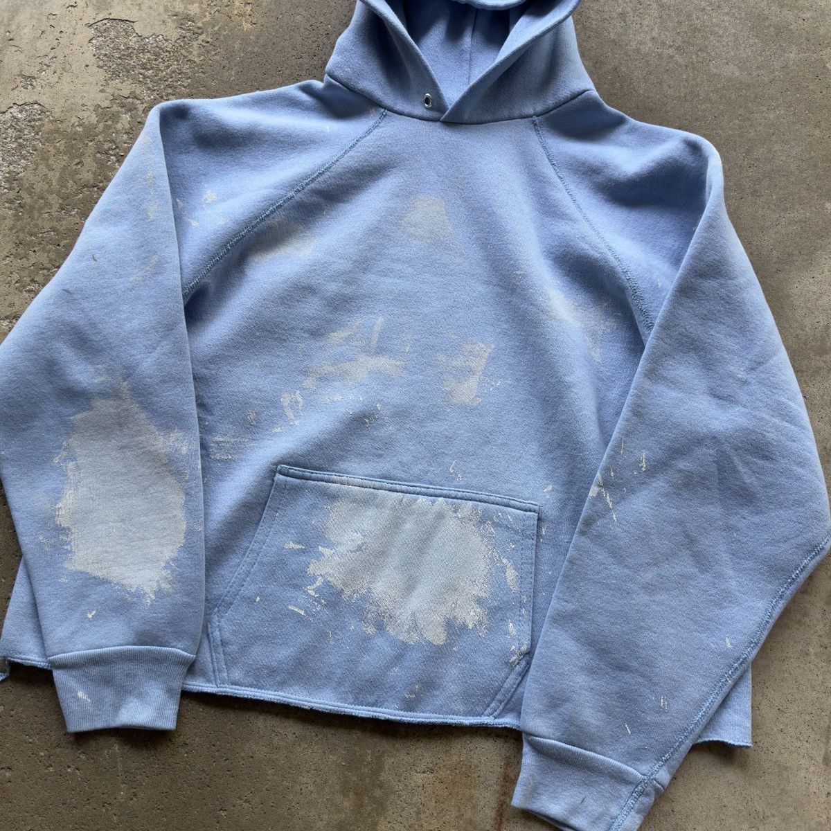 Vintage Thrashed Faded Distressed Painted Sweatshirt ERD Grunge ERL Size US L / EU 52-54 / 3 - 5 Thumbnail