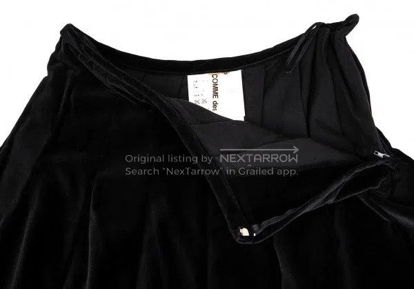 Comme des Garcons Comme des Garcons size M Black Retro Embroidered Floral De Size 23" - 5 Thumbnail