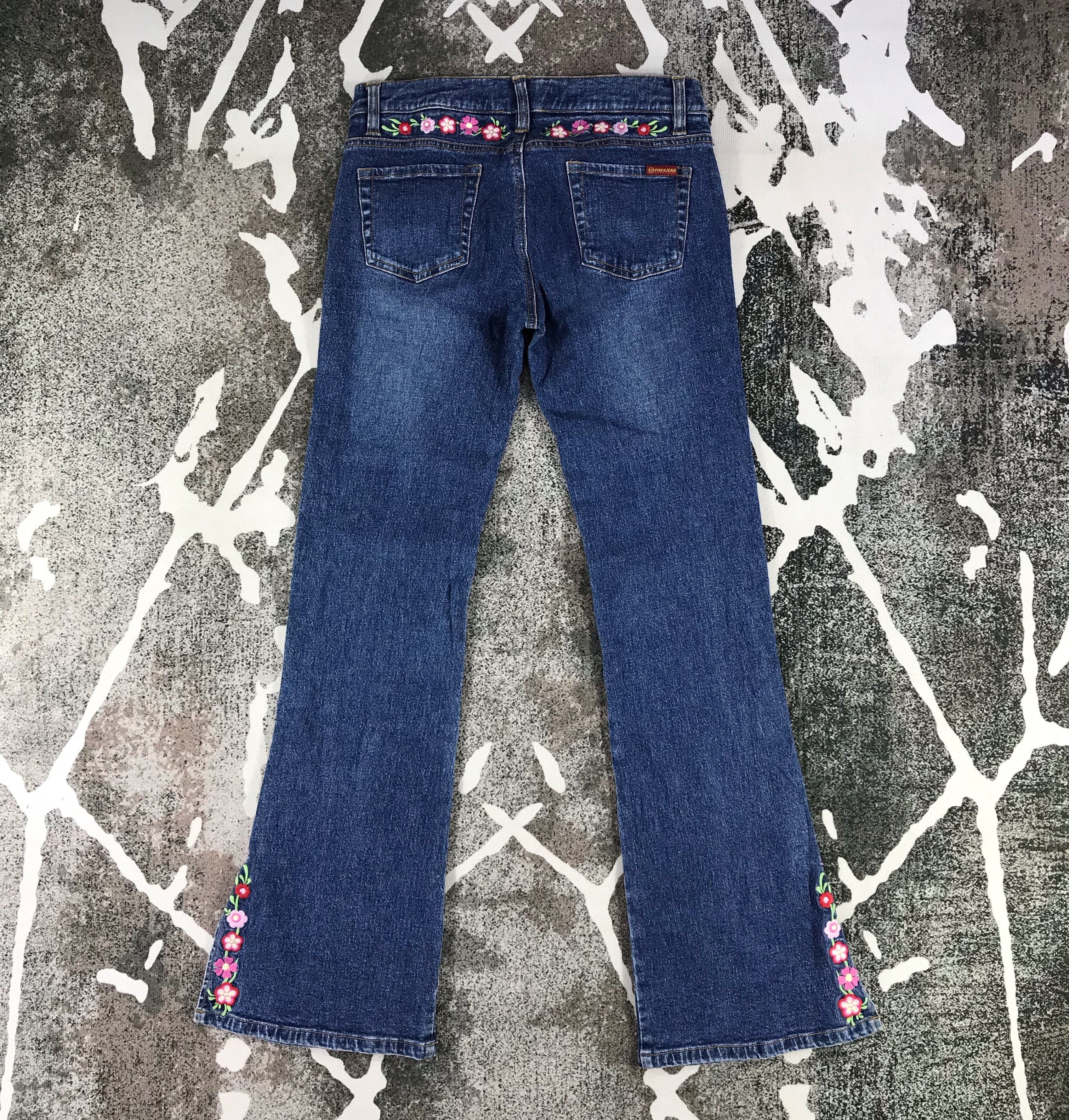 Quiksilver Roxy Jeans Blue Flare Denim KJ1356 Size 29" - 2 Thumbnail