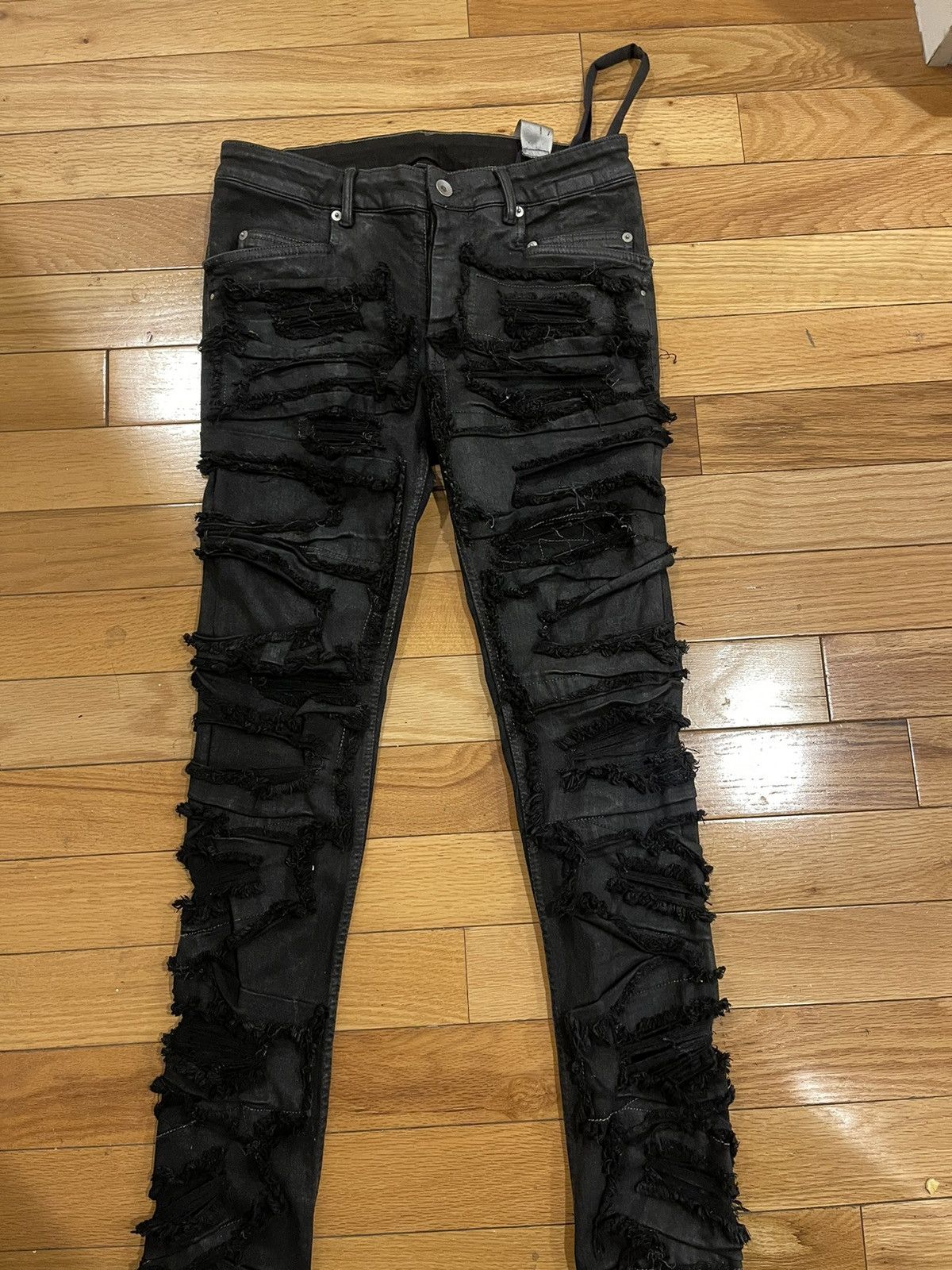 Rick Owens Rick Owens Thrashed Tyrone Waxed Size US 29 - 1 Thumbnail