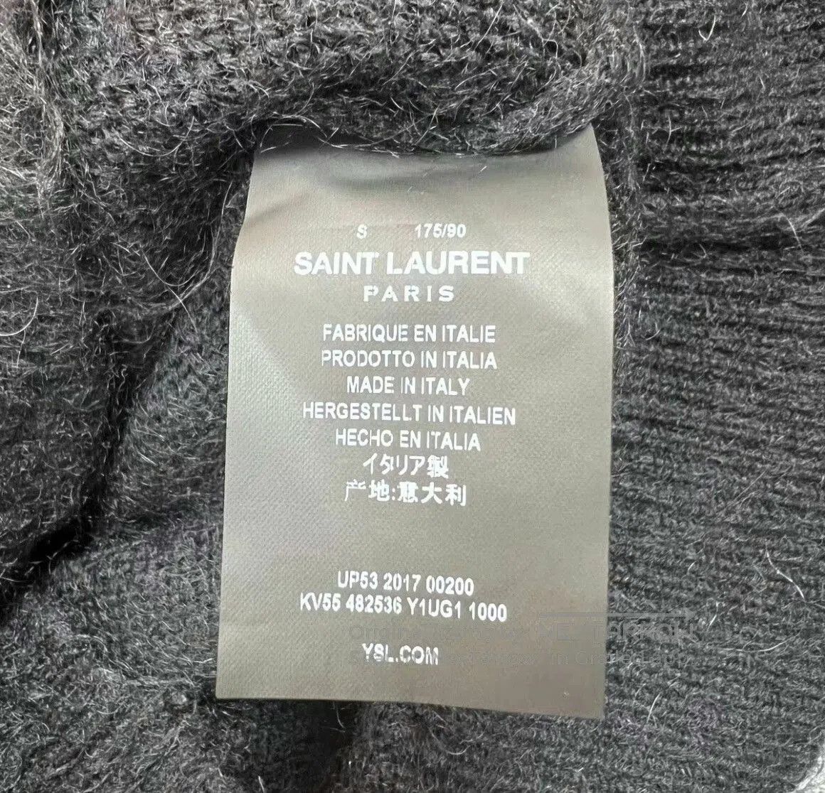 Saint Laurent Paris Saint Laurent Black Cashmere Turtleneck Sweater. Size US S / EU 44-46 / 1 - 4 Thumbnail