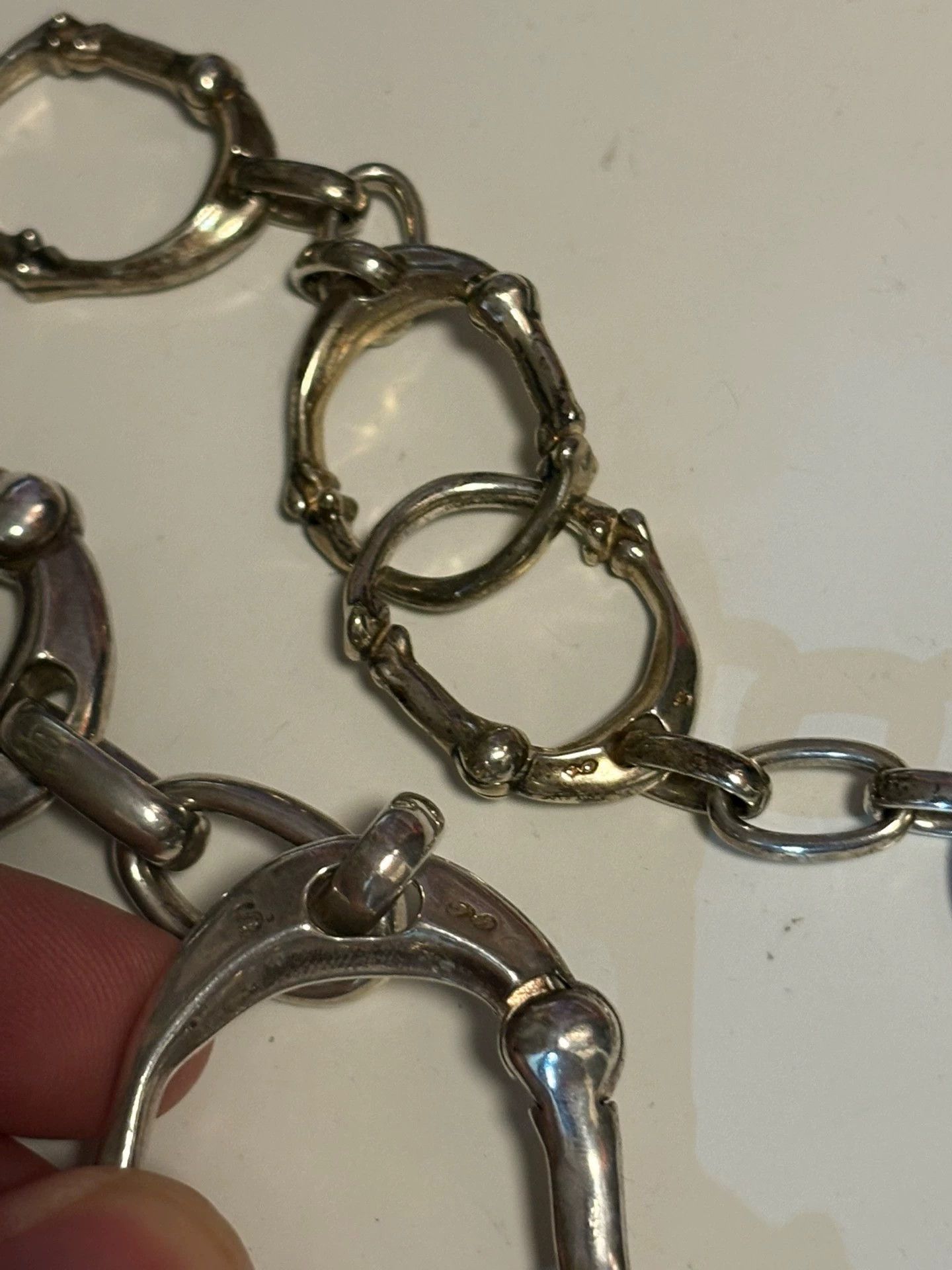 Takahiromiyashita The Soloist. TAKAHIROMIYASHITA Thesoloist x End925 Big Bone Chain L Size ONE SIZE - 6 Thumbnail