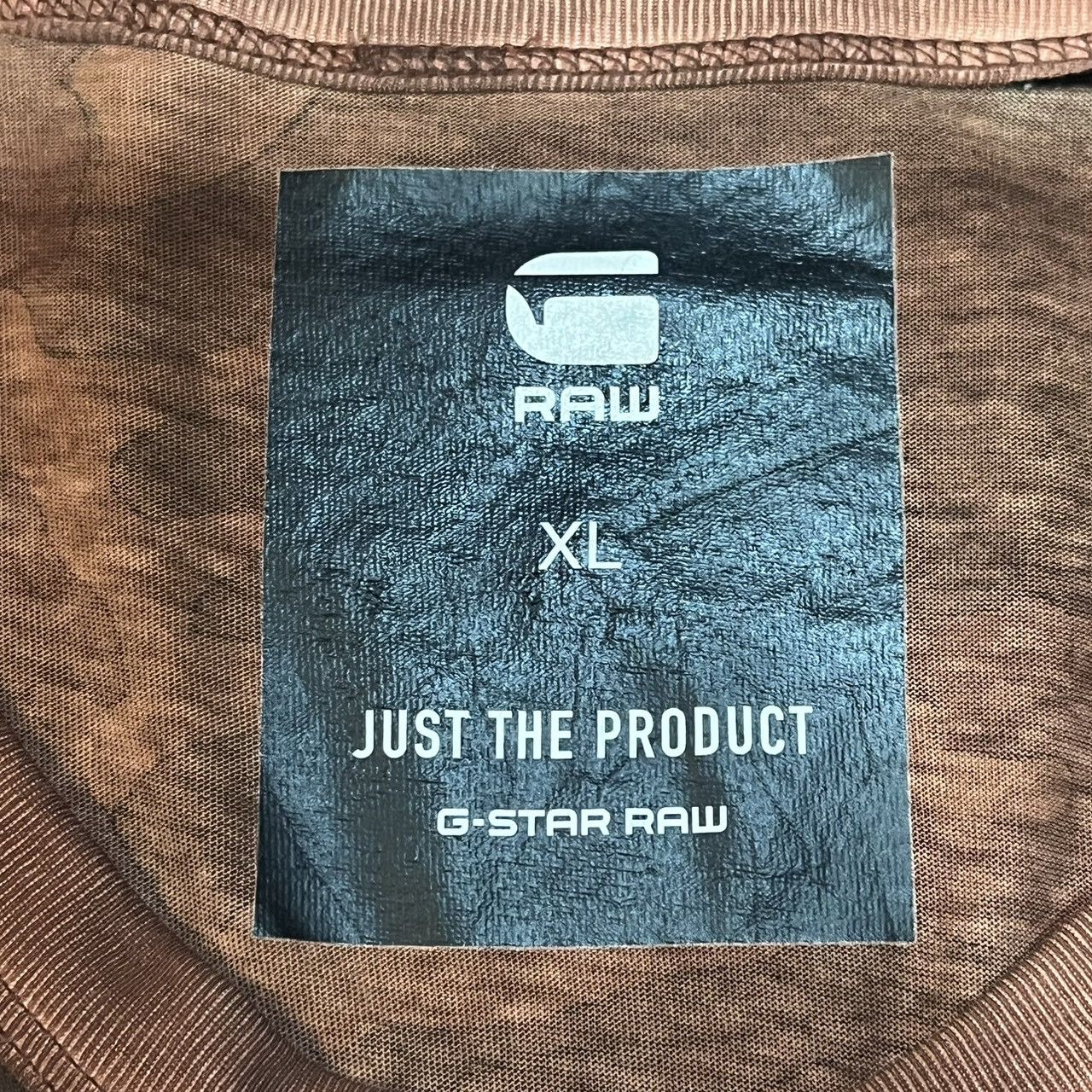 G-Star G-Star RAW Camo Type Print V-Neck Tee Size US XL / EU 56 / 4 - 6 Thumbnail