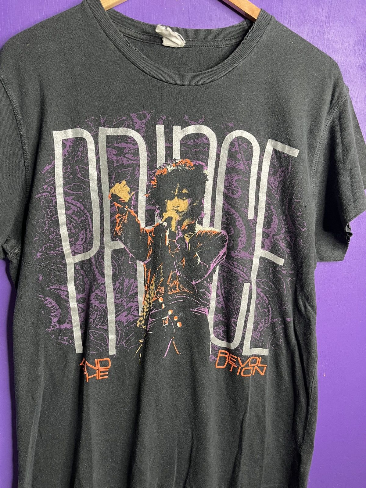 Band Tees × Vintage Vintage 1985 Prince and the revolution tour t-shirt Size US L / EU 52-54 / 3 - 3 Thumbnail
