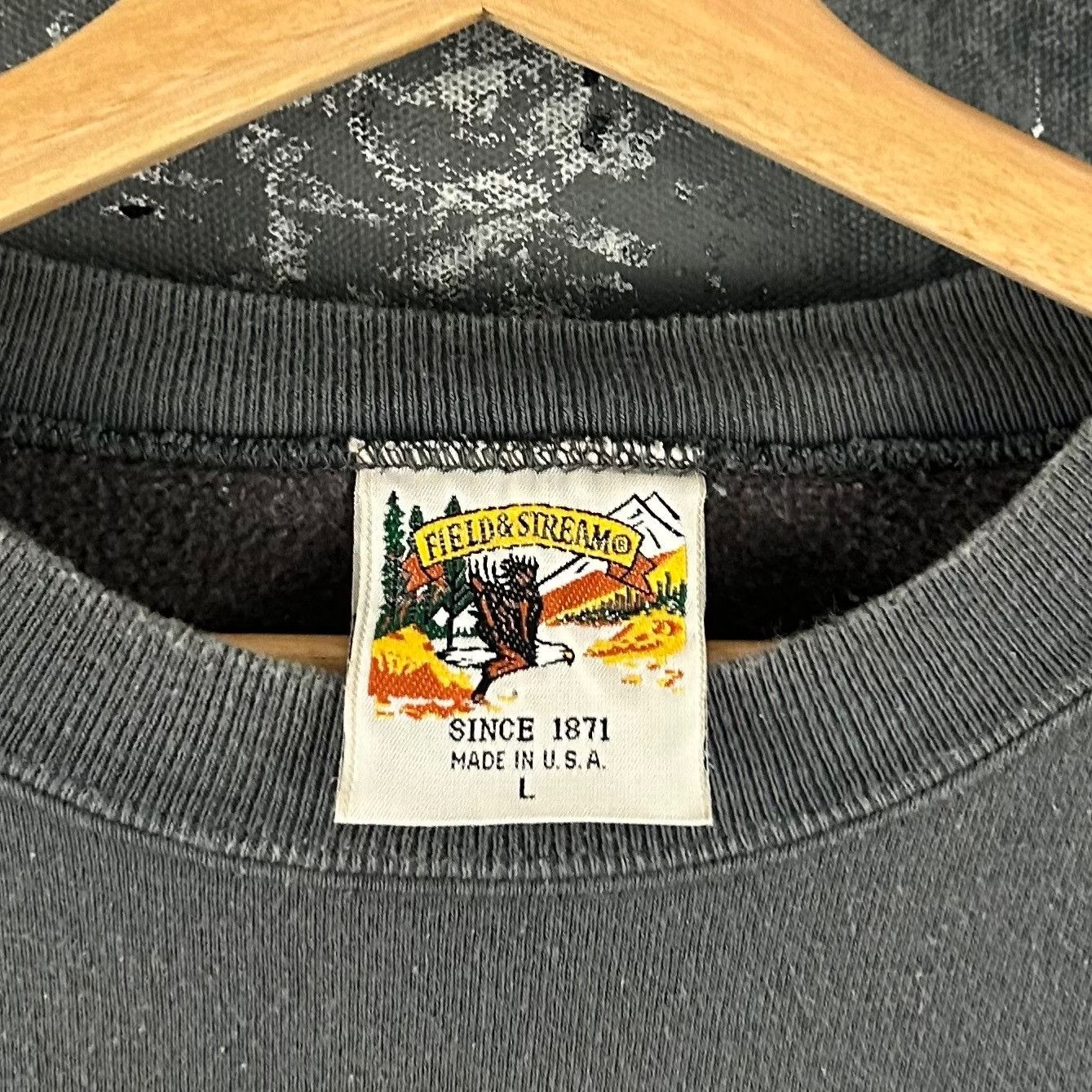 Vintage Vintage 1990’s Field & stream outdoor classics sweatshirt Size US L / EU 52-54 / 3 - 3 Thumbnail