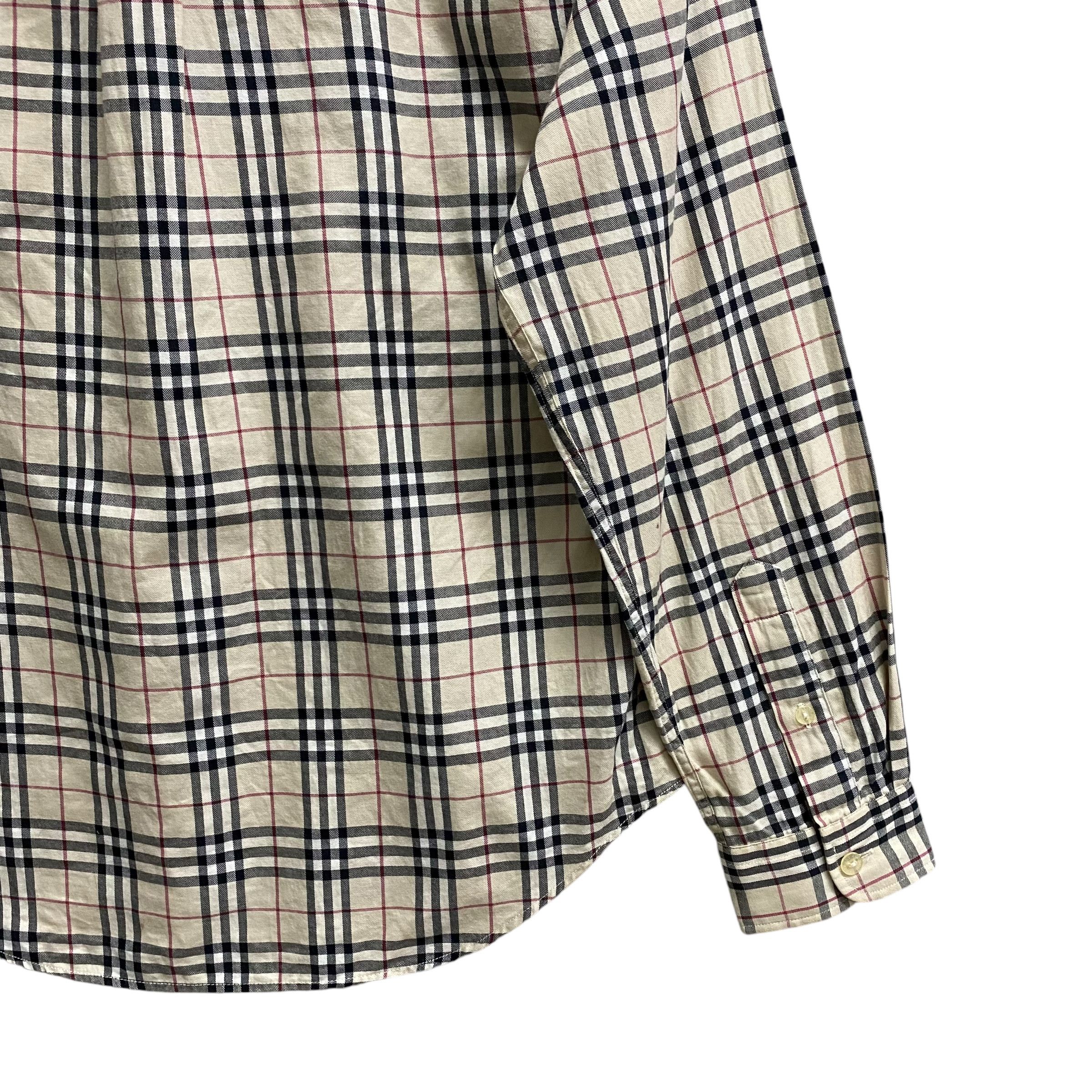 Burberry Vintage Burberry Nova Check Button Ups Shirt Size Medium Size M / US 6-8 / IT 42-44 - 5 Thumbnail