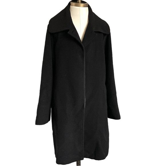Cinzia Rocca Cinzia Rocca Collared Alpaca Wool Mid-Length Coat - L/XL Size XL / US 12-14 / IT 48-50 - 1 Thumbnail