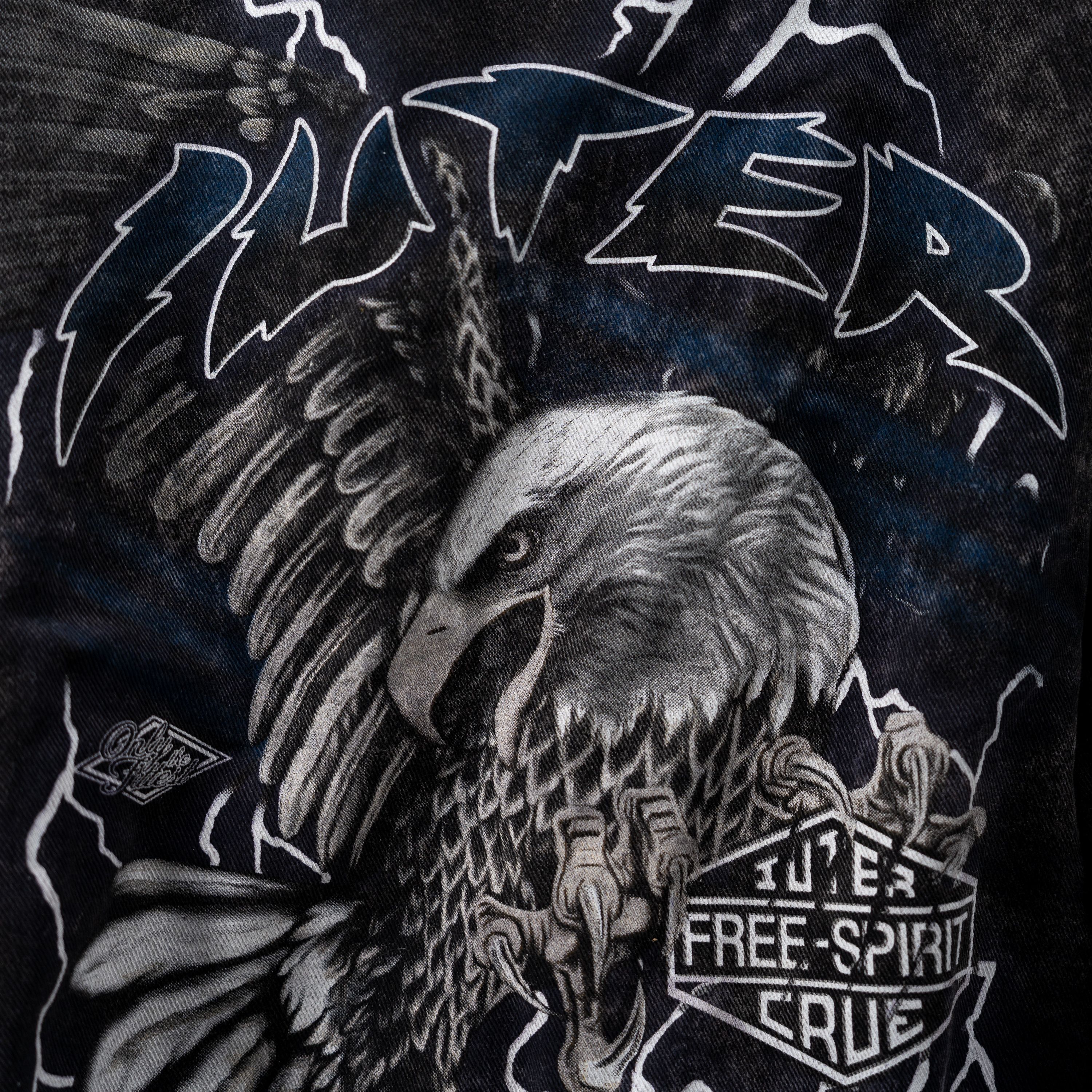 Iuter size L - Iuter Marble Denim Jacket fur eagle black Size US L / EU 52-54 / 3 - 4 Thumbnail