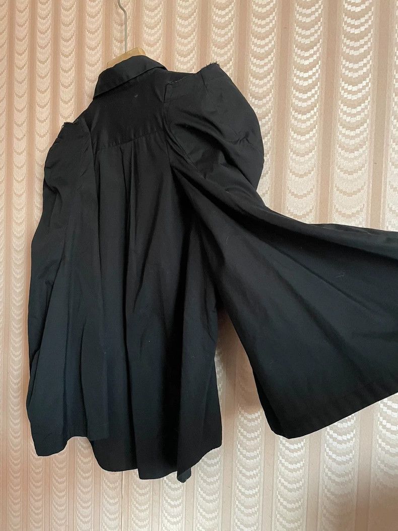 Comme des Garcons Comme Des Garcons Retro Black Shirt Blouse Patchwork Dark Size XS / US 0-2 / IT 36-38 - 4 Thumbnail