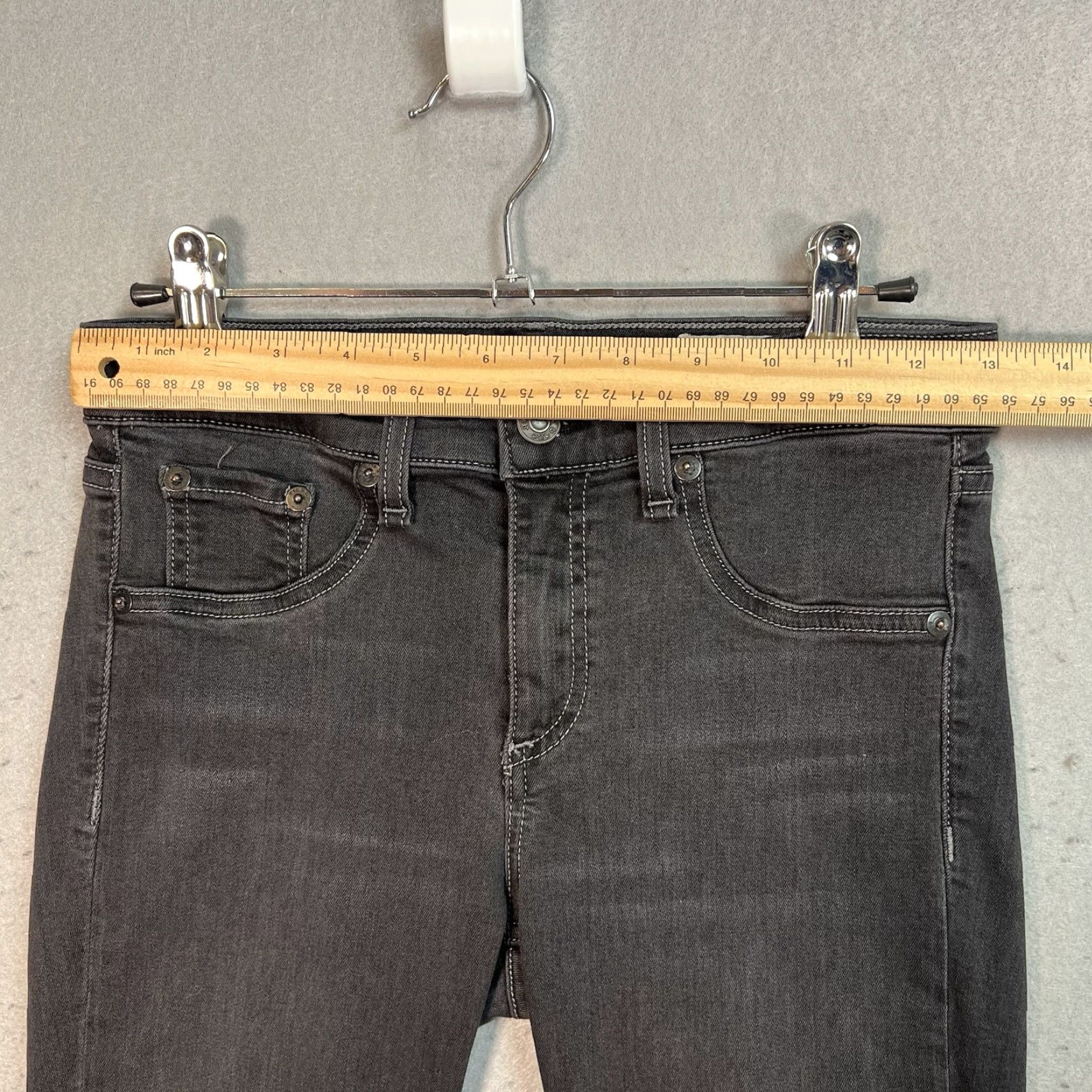 Rag & Bone VINTAGE rag & bone Jeans Womens 27 Black Wash Skinny Cotton Blend Size 27" / US 4 / IT 40 - 2 Thumbnail
