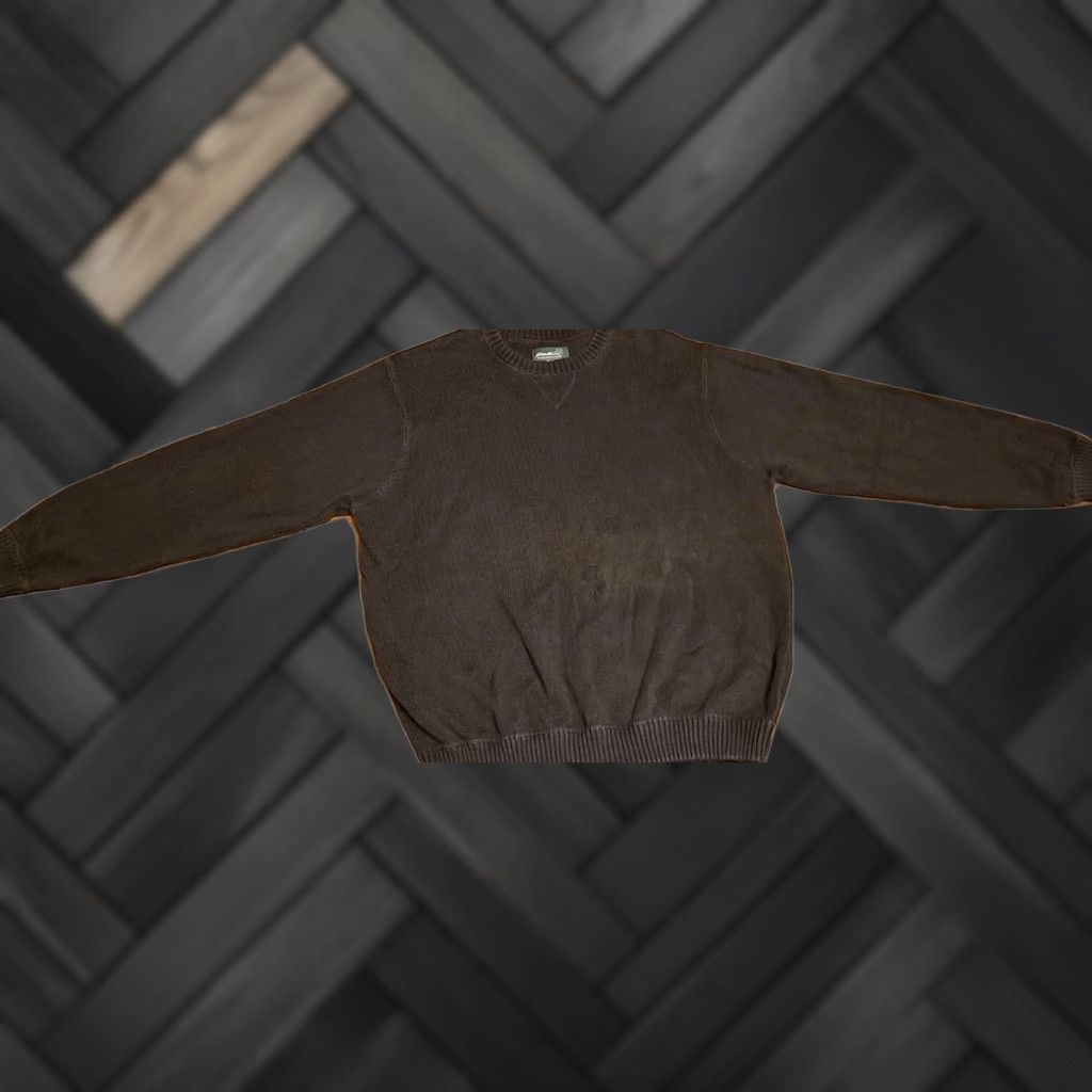 Eddie Bauer Eddie Bauer Sweater Men's 2XL Brown Cotton Pullover Vintage Retro Crew Neck Knit Size US XXL / EU 58 / 5 - 1 Thumbnail