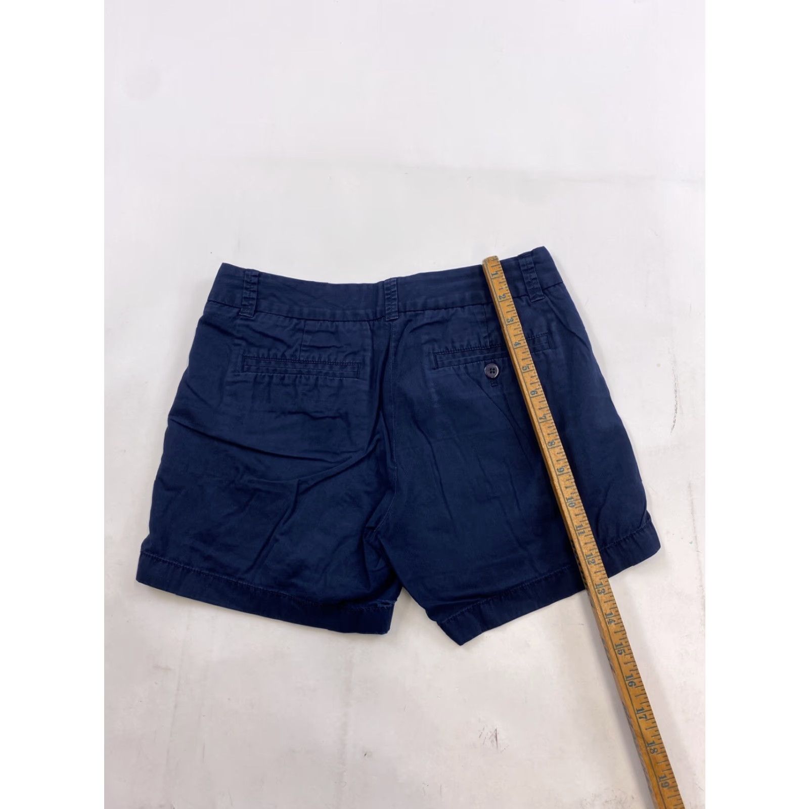 J.Crew J.Crew Shorts Women’s 00 Blue Chino Casual Travel Cotton 100% Womens Size 24" / US 00 / IT 34 - 4 Thumbnail