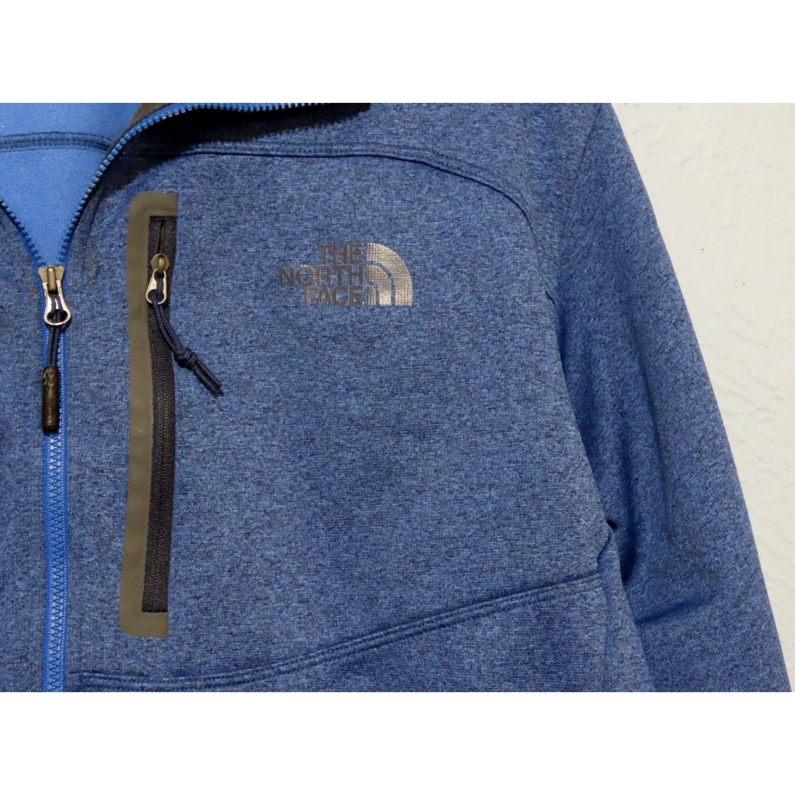 The North Face The North Face Men XL Gordon Lyons 1/2 Zip Sweater Knit Fleece Blue Logo Size US XL / EU 56 / 4 - 3 Thumbnail