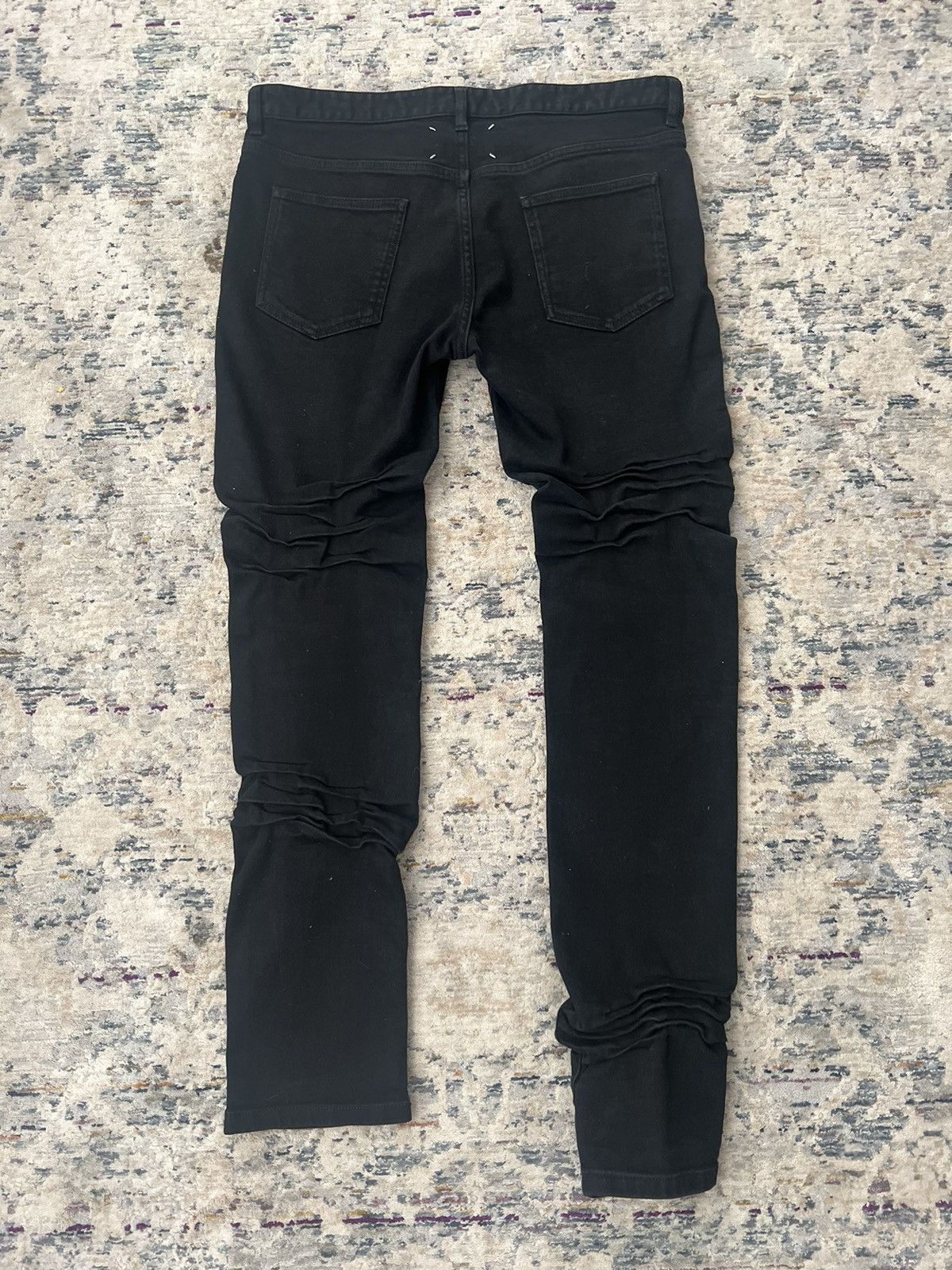 Maison Margiela Maison Margiela Black Denim Jeans Sz 38 Size US 38 / EU 54 - 7 Thumbnail
