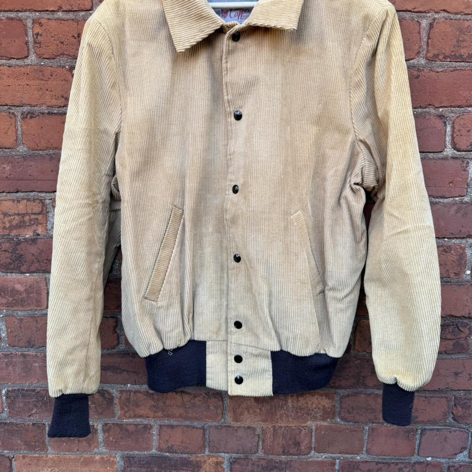 Other vintage cappelli sports wear corduroy button up jacket 70s Size US XL / EU 56 / 4 - 4 Thumbnail