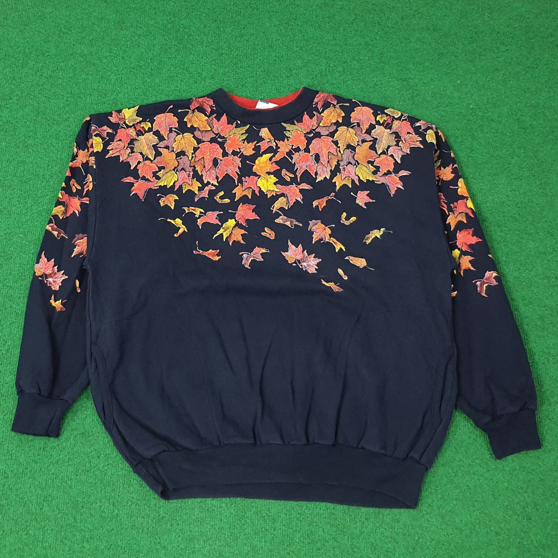 Vintage Vintage Art Unlimited Autumn Sweatshirt C262N27 Size US L / EU 52-54 / 3 - 1 Thumbnail